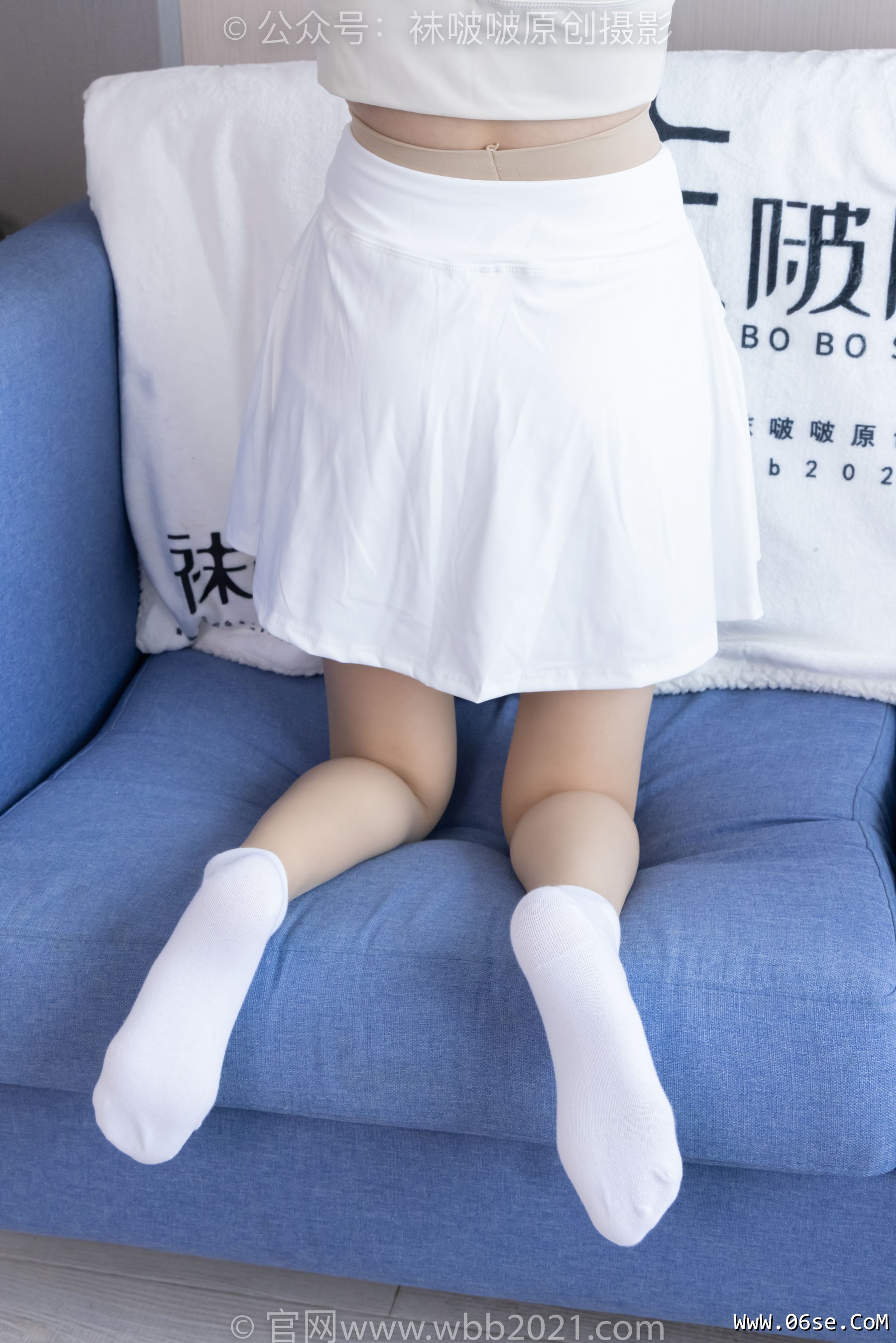 图片[83]-BoBoSocks袜啵啵 No.424 稚予 -运动鞋、白棉袜、肉丝、腰丝[140P]-六色网