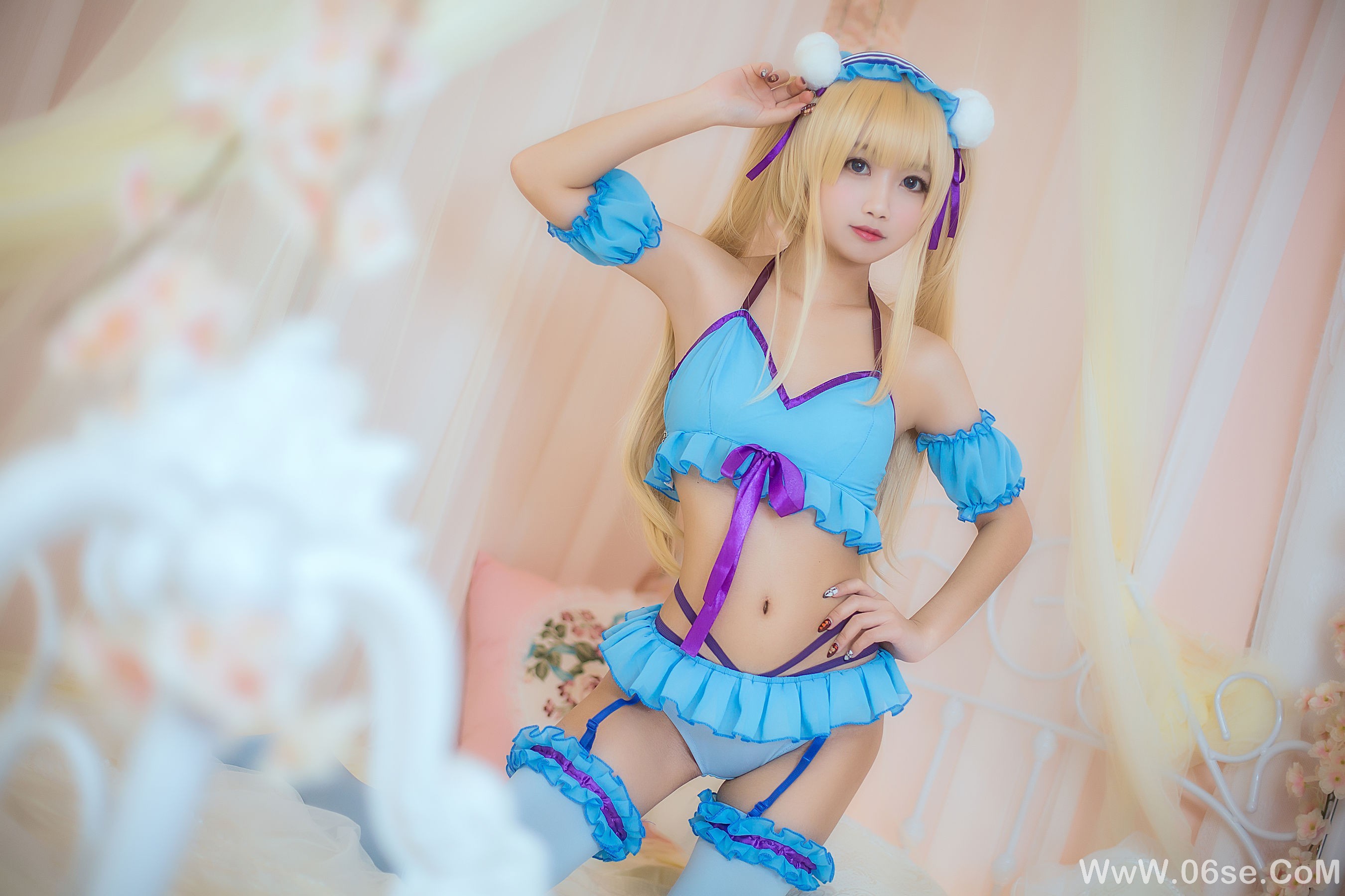 白嫩美少女 鬼畜瑶 - 睡衣[14P]-六色网