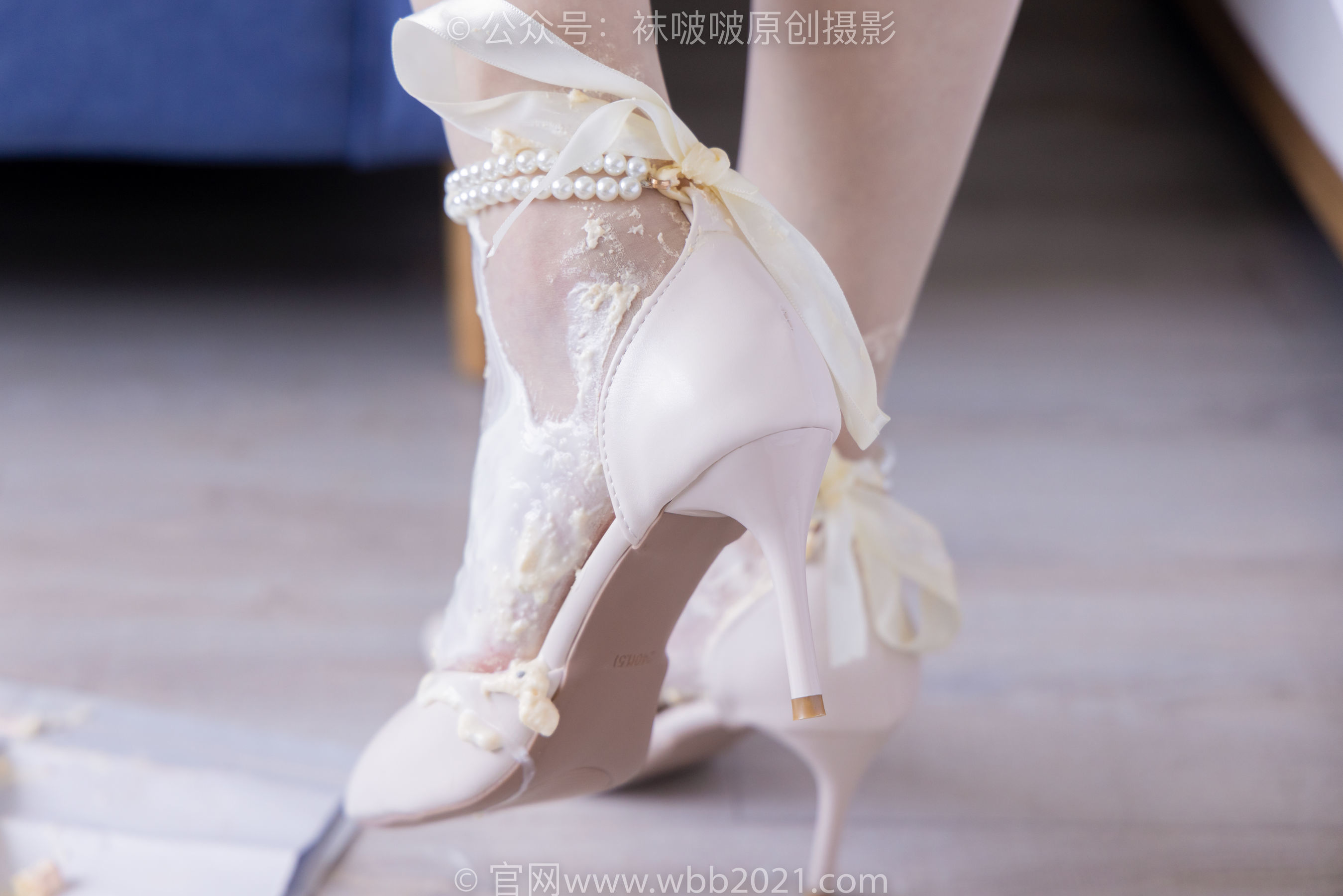 图片[49]-BoBoSocks袜啵啵 No.367 小甜豆 -高跟鞋、油亮白丝、丝袜踩奶油蛋糕[145P]-六色网