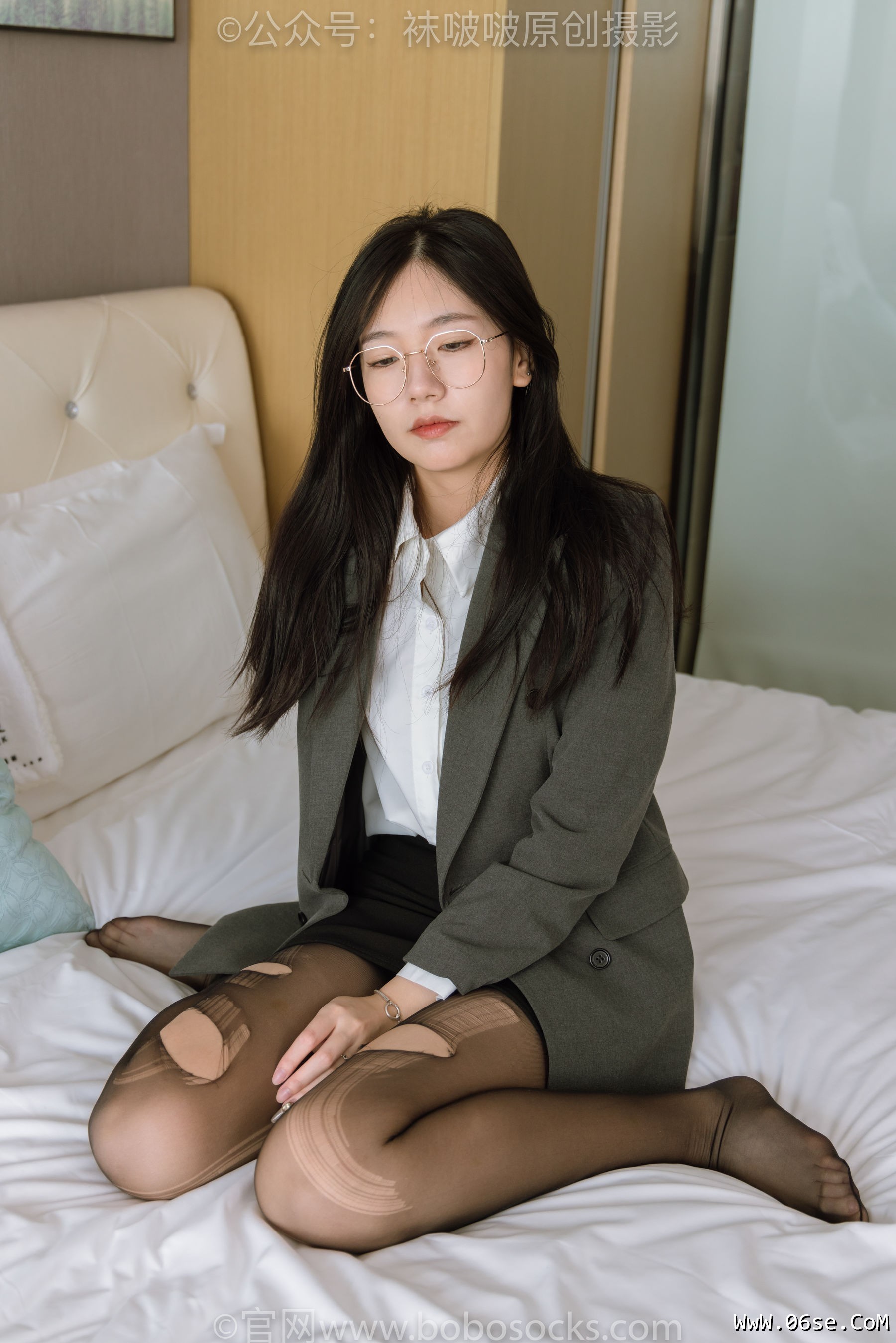 图片[28]-BoBoSocks袜啵啵 No.179 小甜豆-OL制服、高跟鞋、黑丝、撕丝袜剧情[140P]-六色网