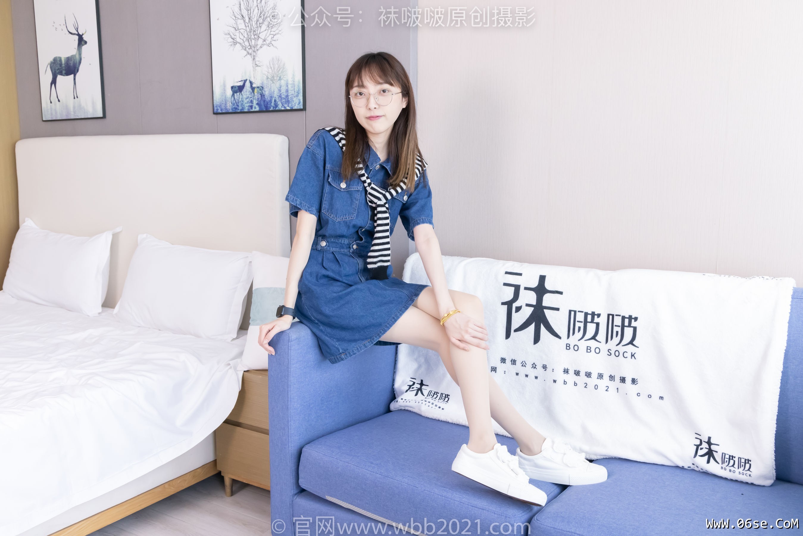 图片[29]-BoBoSocks袜啵啵 No.435 稚予 -板鞋、运动鞋、白丝、肉丝[150P]-六色网