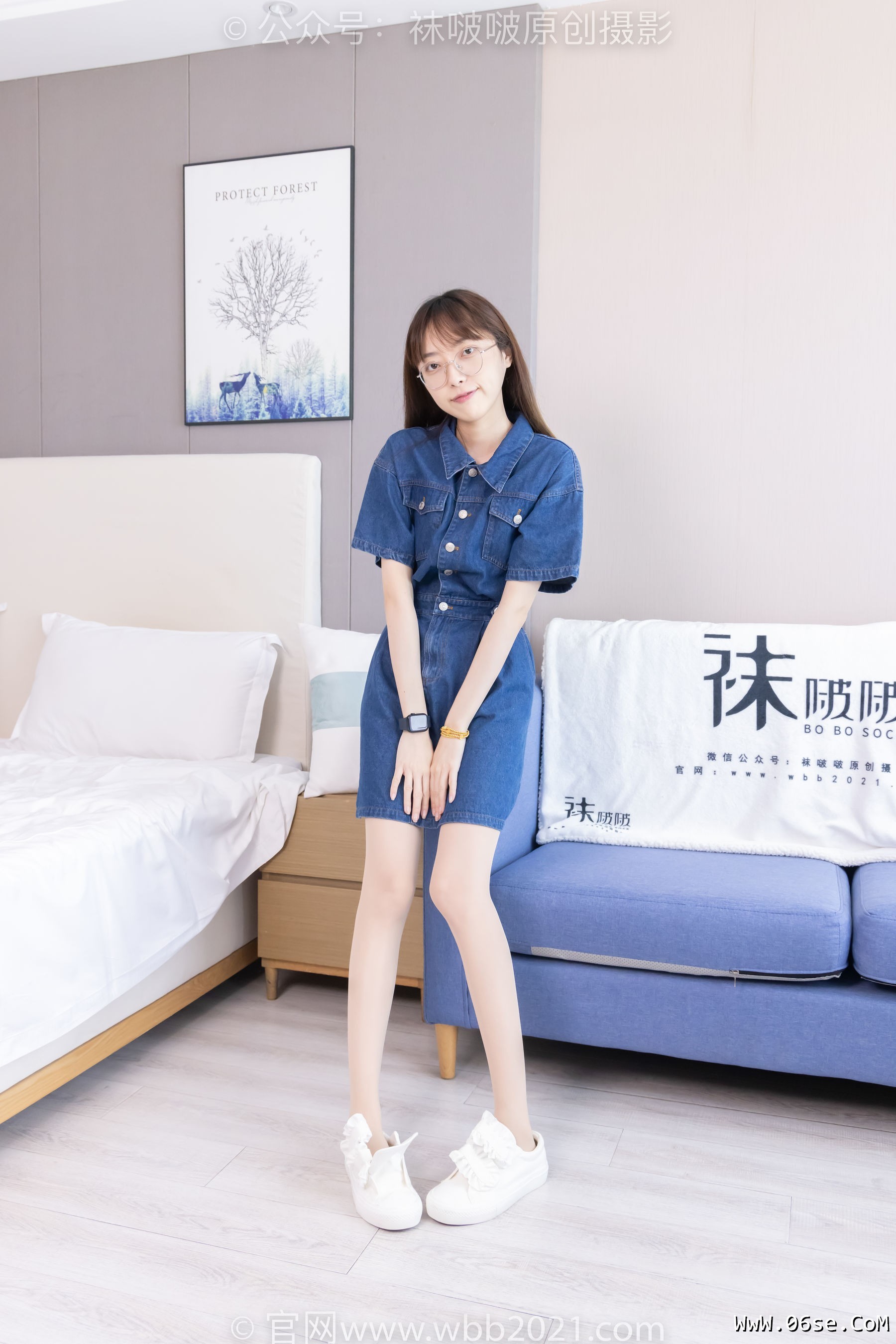 图片[53]-BoBoSocks袜啵啵 No.435 稚予 -板鞋、运动鞋、白丝、肉丝[150P]-六色网