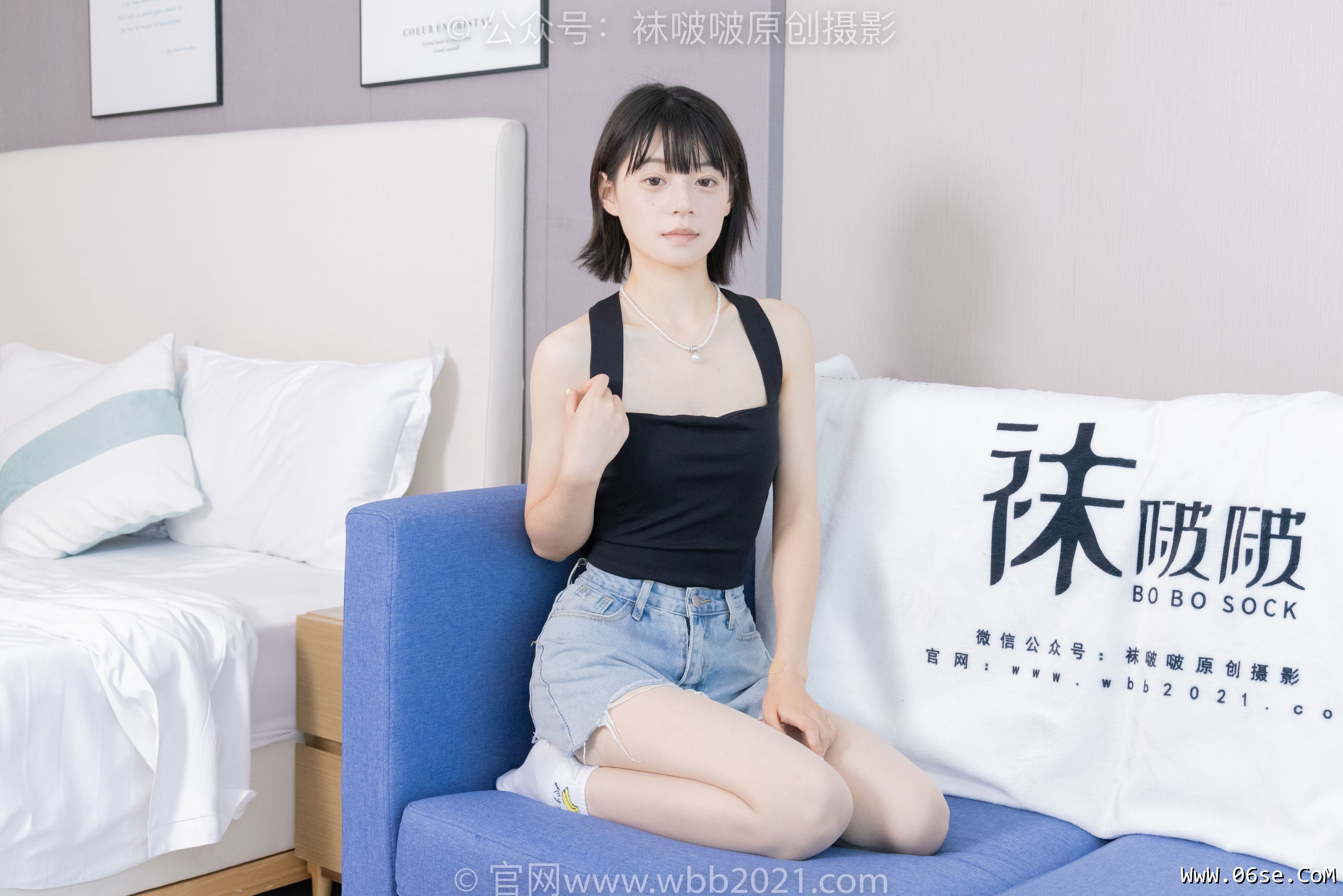 图片[105]-BoBoSocks袜啵啵 No.422 糯米 -长靴、白棉袜、肉丝[140P]-六色网