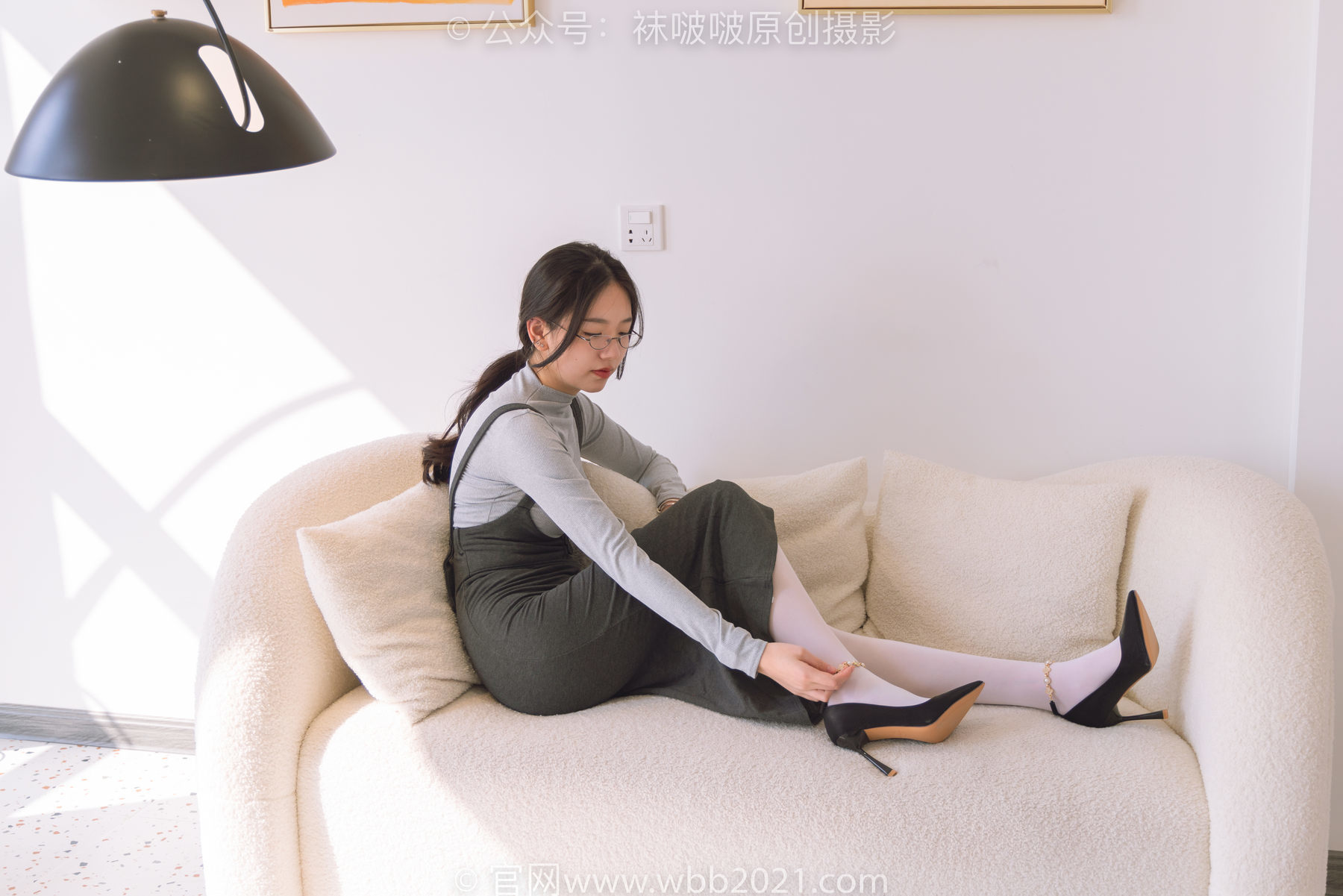 图片[72]-BoBoSocks袜啵啵 No.242 小甜豆-高跟鞋、厚白丝[140P]-六色网