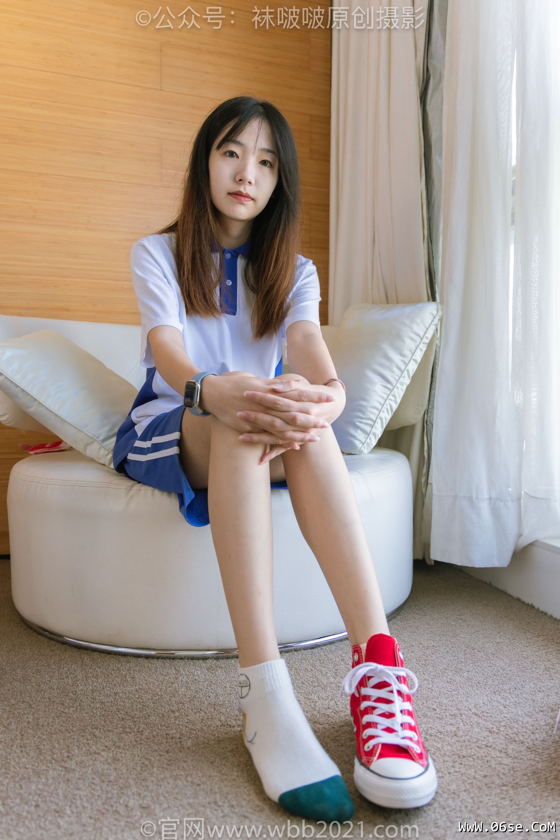 图片[88]-BoBoSocks袜啵啵 No.336 小甜豆 -校服、帆布鞋、白棉袜、裸足[140P]-六色网