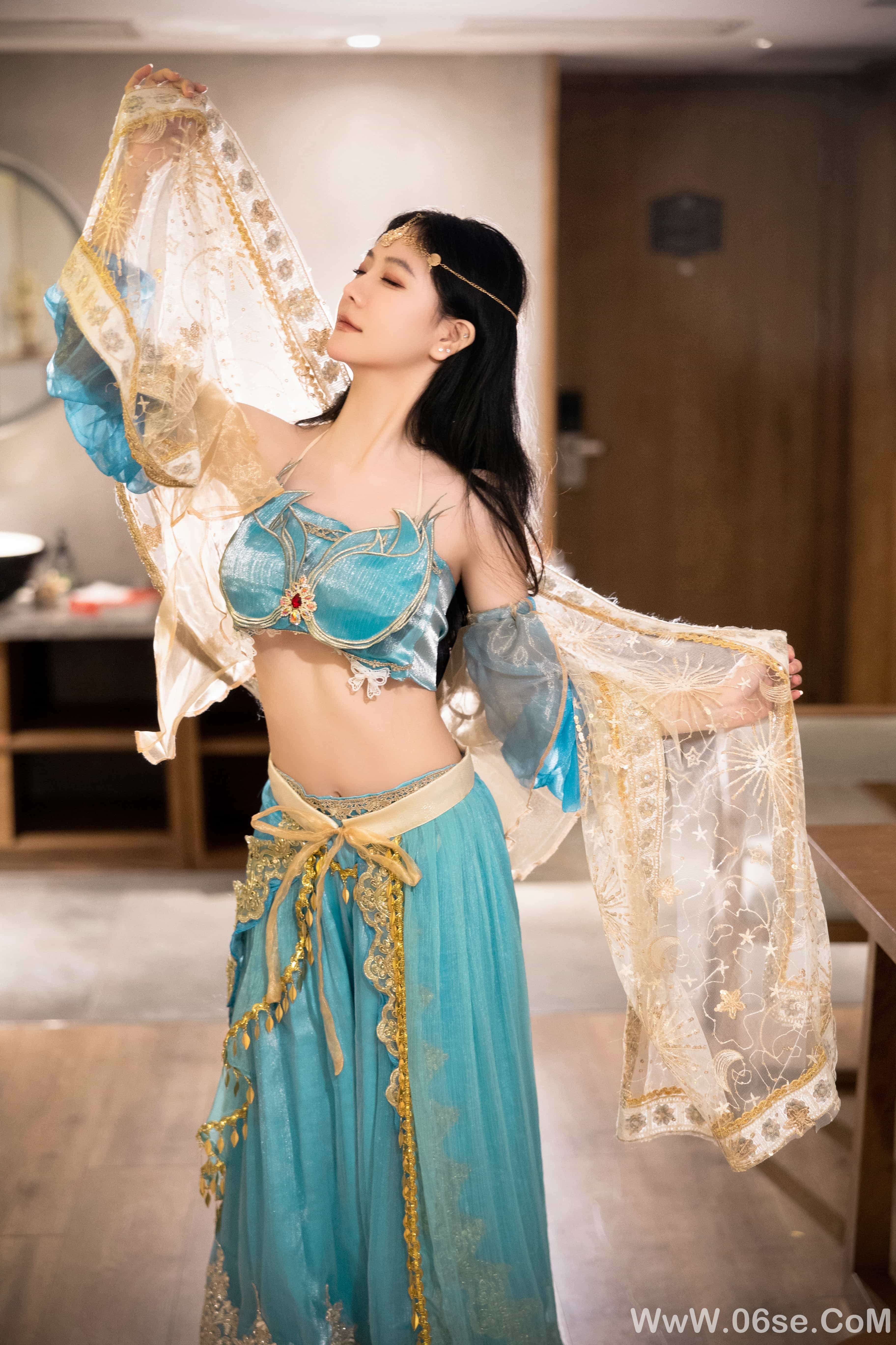 图片[34]-谢小蒽(幼幼) – 西域舞娘写真[92P]-六色网