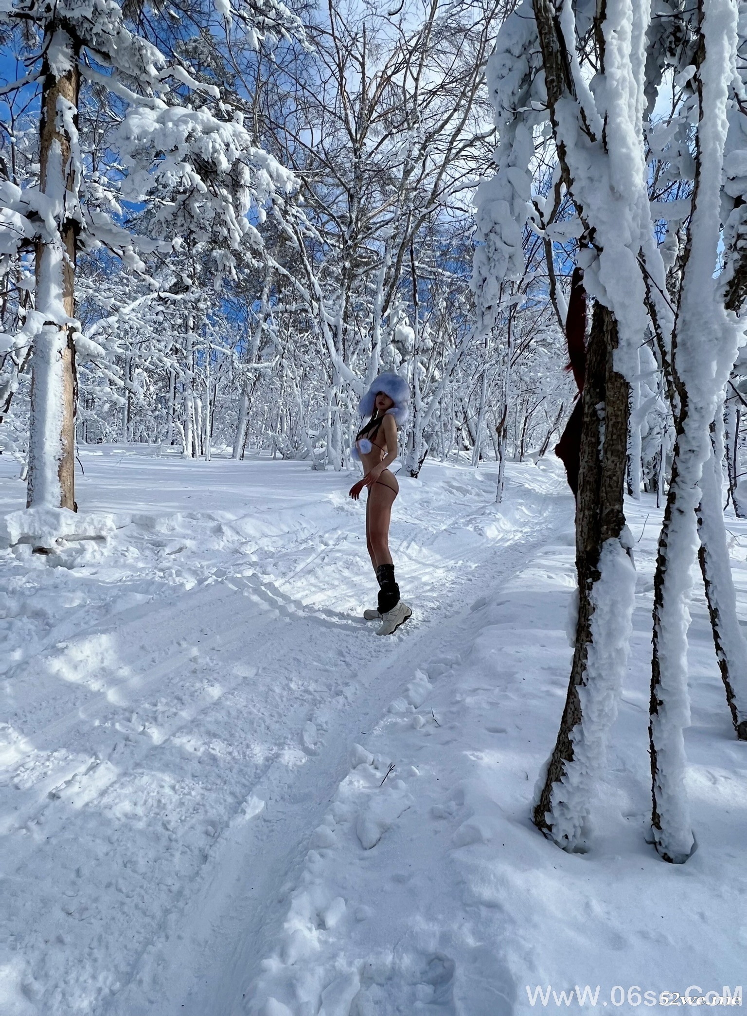 就是阿朱啊 – NO.034 雪地美人[27P]-六色网