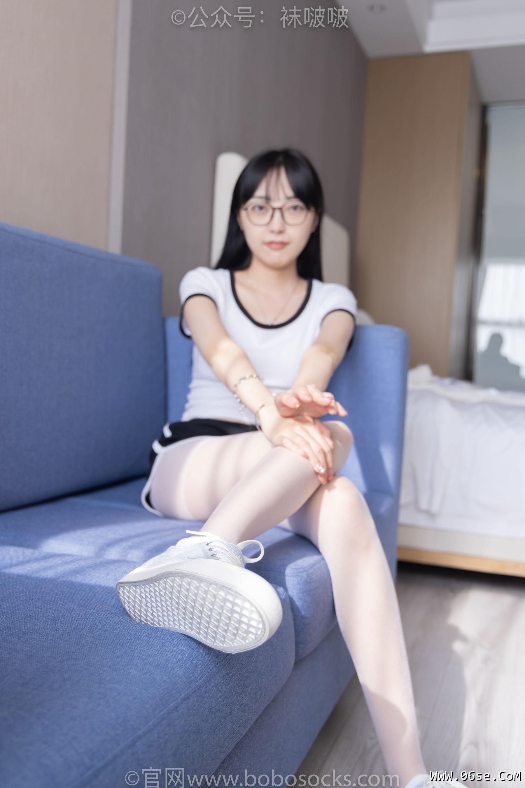 图片[8]-BoBoSocks袜啵啵 No.037 稚予-帆布鞋、短白棉袜、白丝[136P]-六色网
