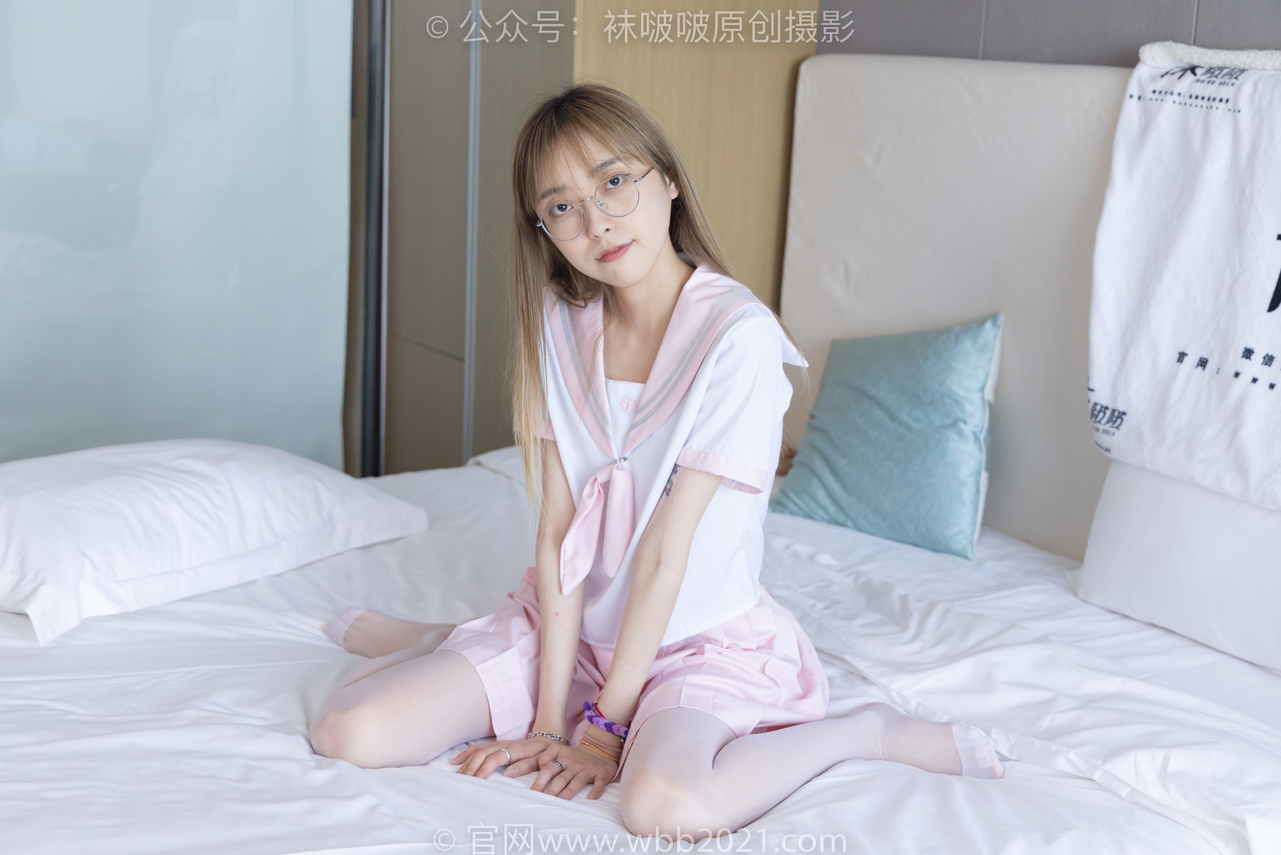 图片[118]-BoBoSocks袜啵啵 No.238 稚予-皮鞋、白丝、JK制服[153P]-六色网