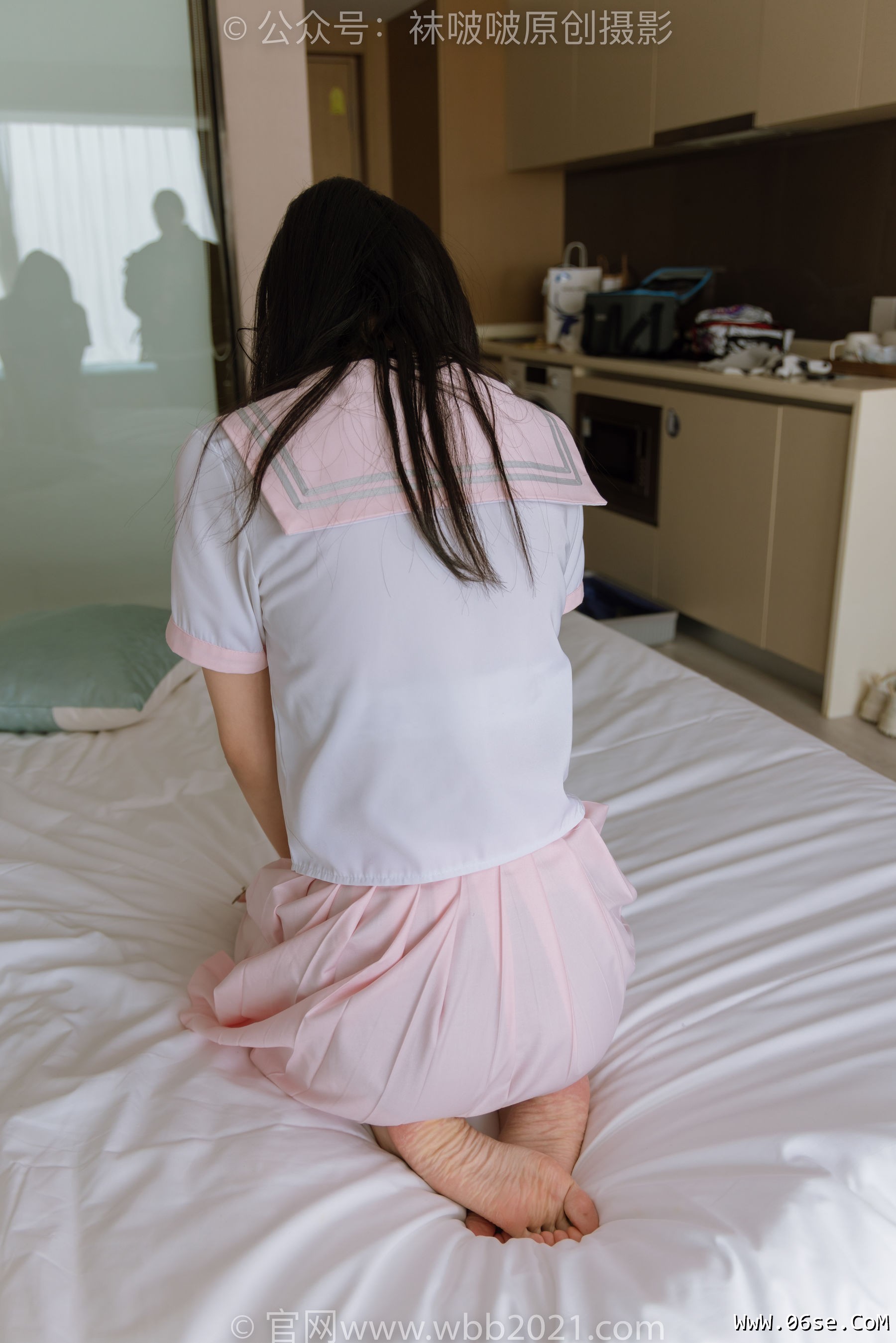 图片[28]-BoBoSocks袜啵啵 No.348 小甜豆 -两双高跟鞋、厚白丝大腿袜、裸足[170P]-六色网