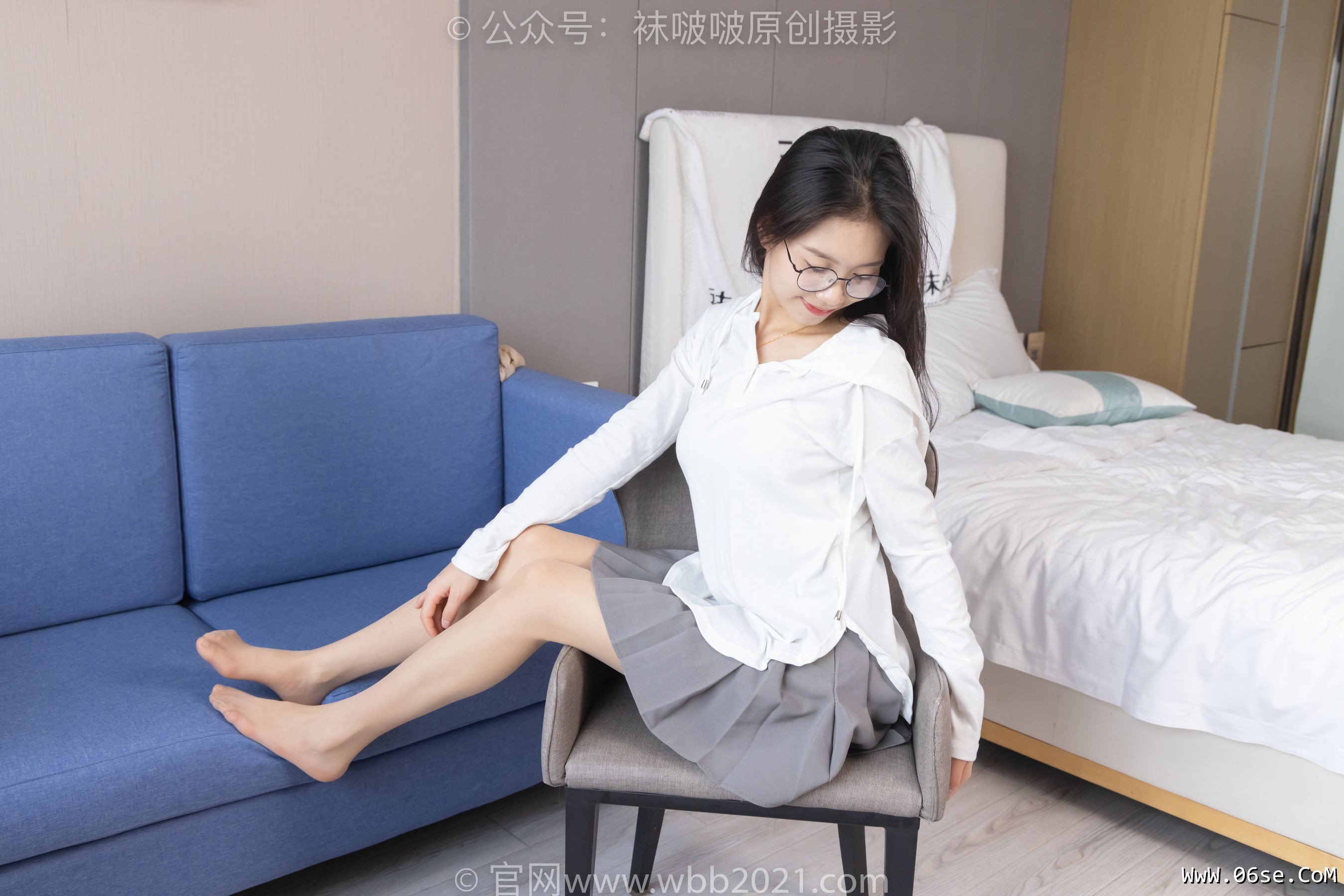 图片[3]-BoBoSocks袜啵啵 No.347 芝士 -皮鞋、肉丝[140P]-六色网