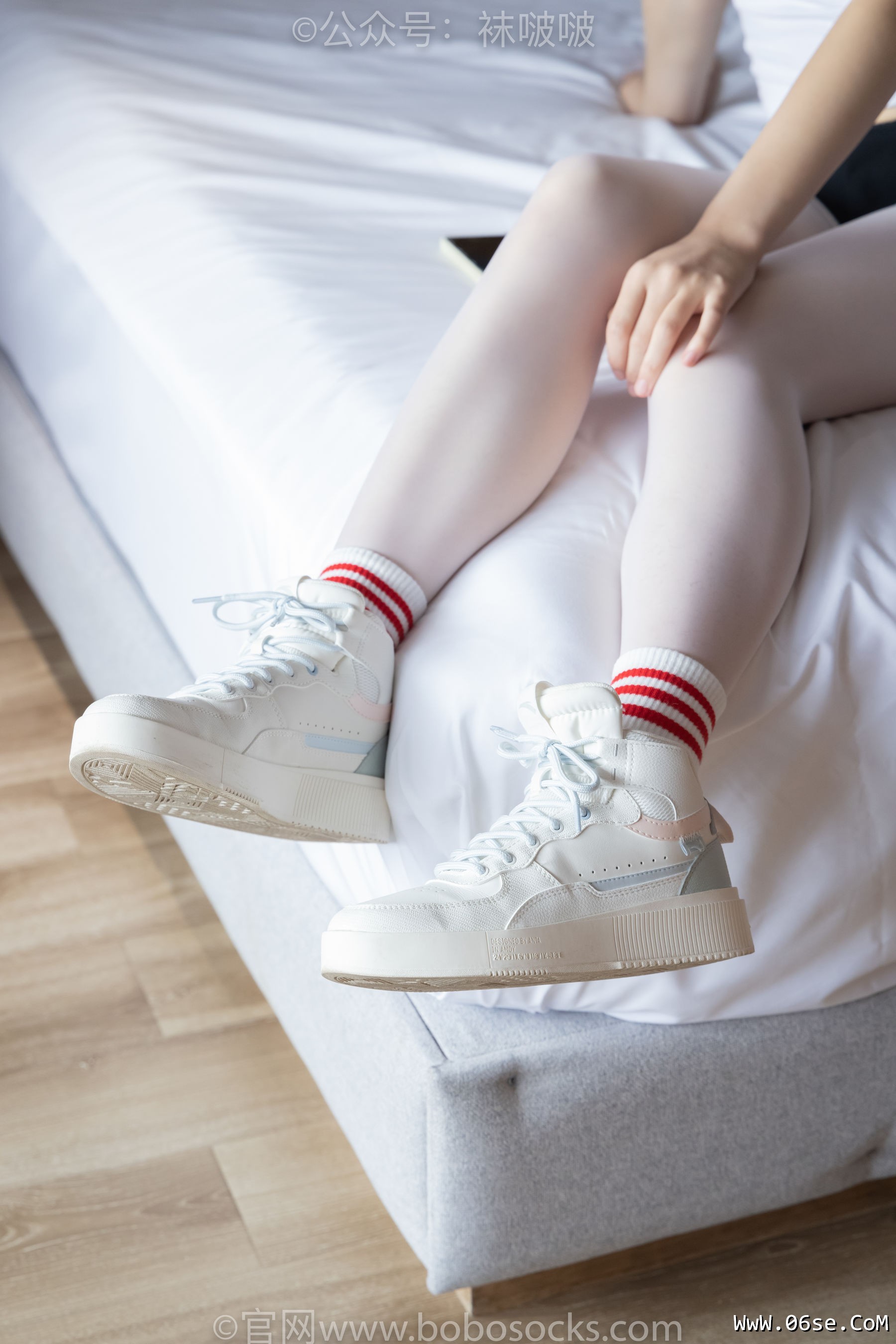 图片[27]-BoBoSocks袜啵啵 积分限定作品004 熊熊-板鞋、白棉袜、白丝[139P]-六色网