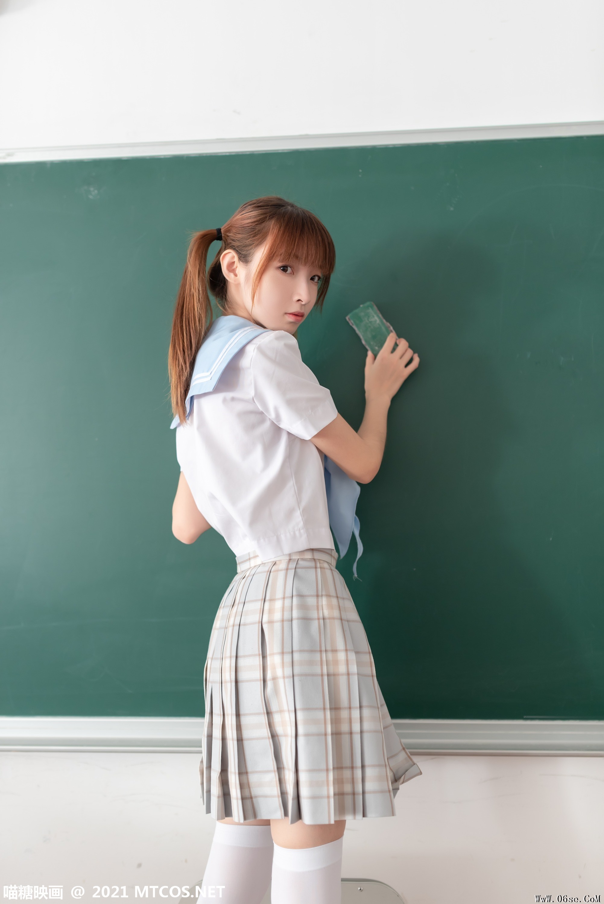 图片[24]-喵糖映画 VOL.395 值日学妹[37P／68.2MB]-六色网