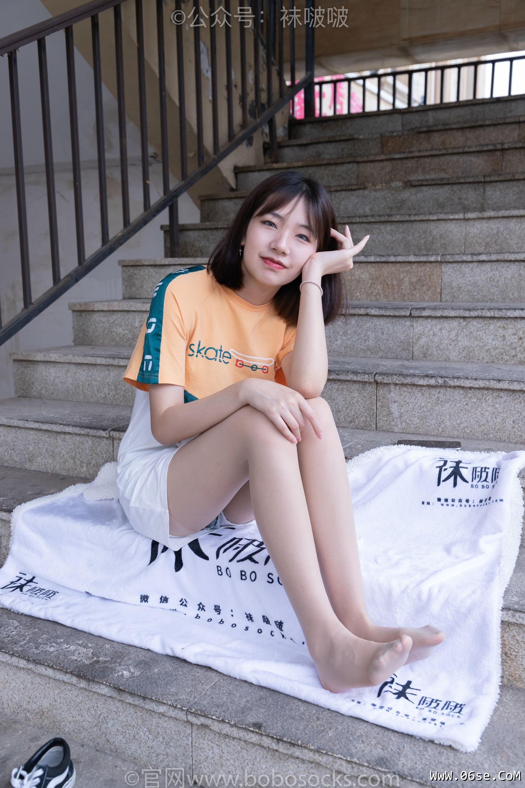 图片[105]-BoBoSocks袜啵啵 No.069 小甜豆-vans板鞋、白棉袜、肉丝[135P]-六色网