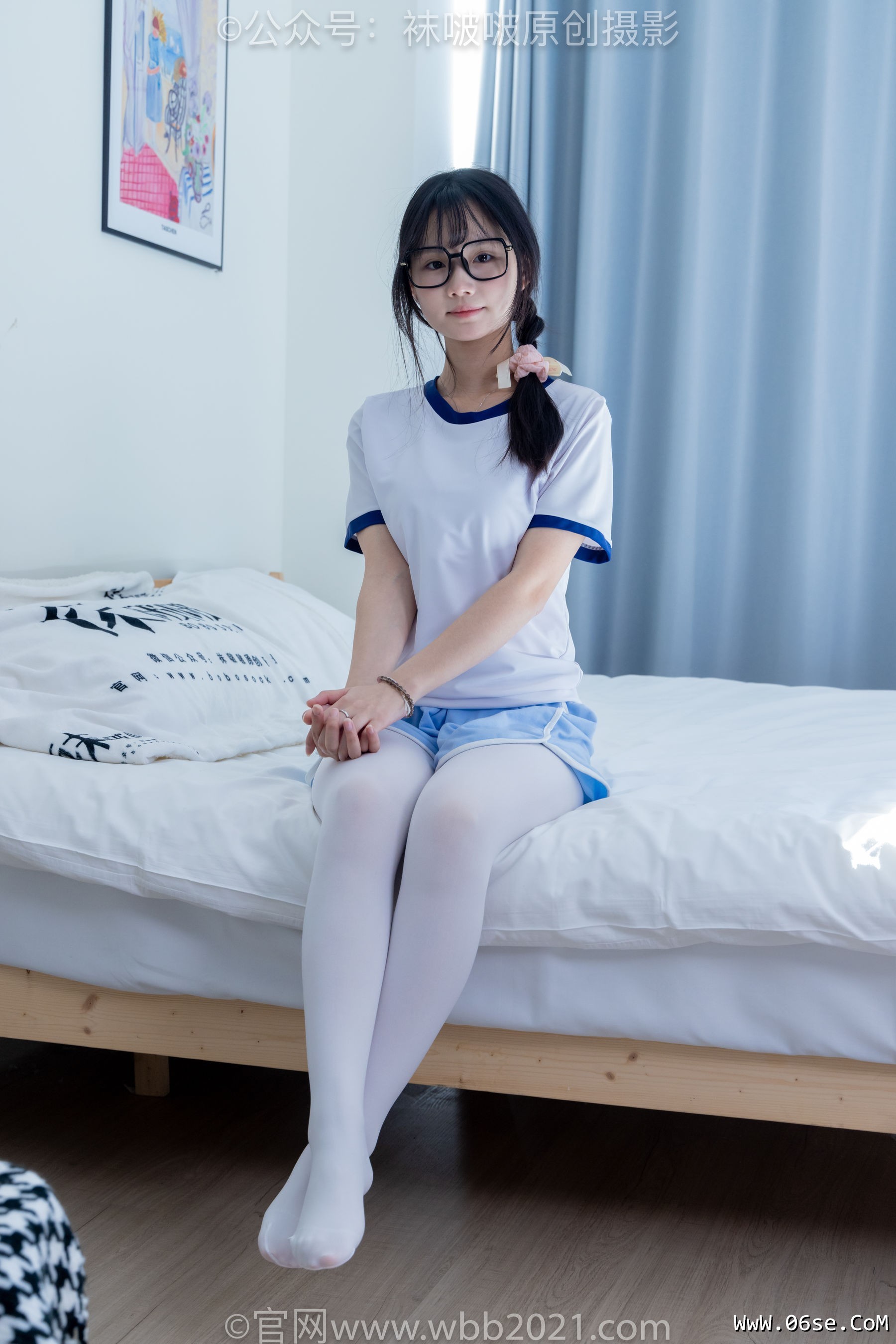 图片[42]-BoBoSocks袜啵啵 No.325 甜甜圈 -皮鞋、厚白丝[145P]-六色网
