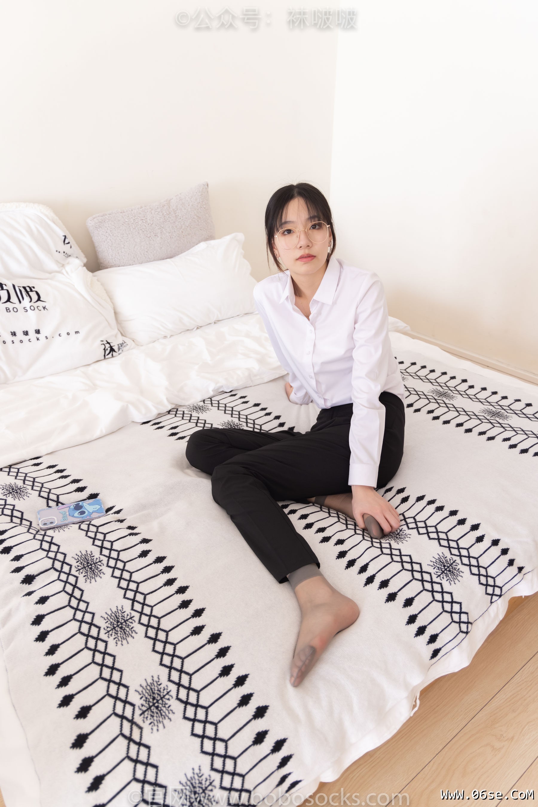 图片[71]-BoBoSocks袜啵啵 No.085 小甜豆-平底鞋、短灰丝、短肉丝[140P]-六色网