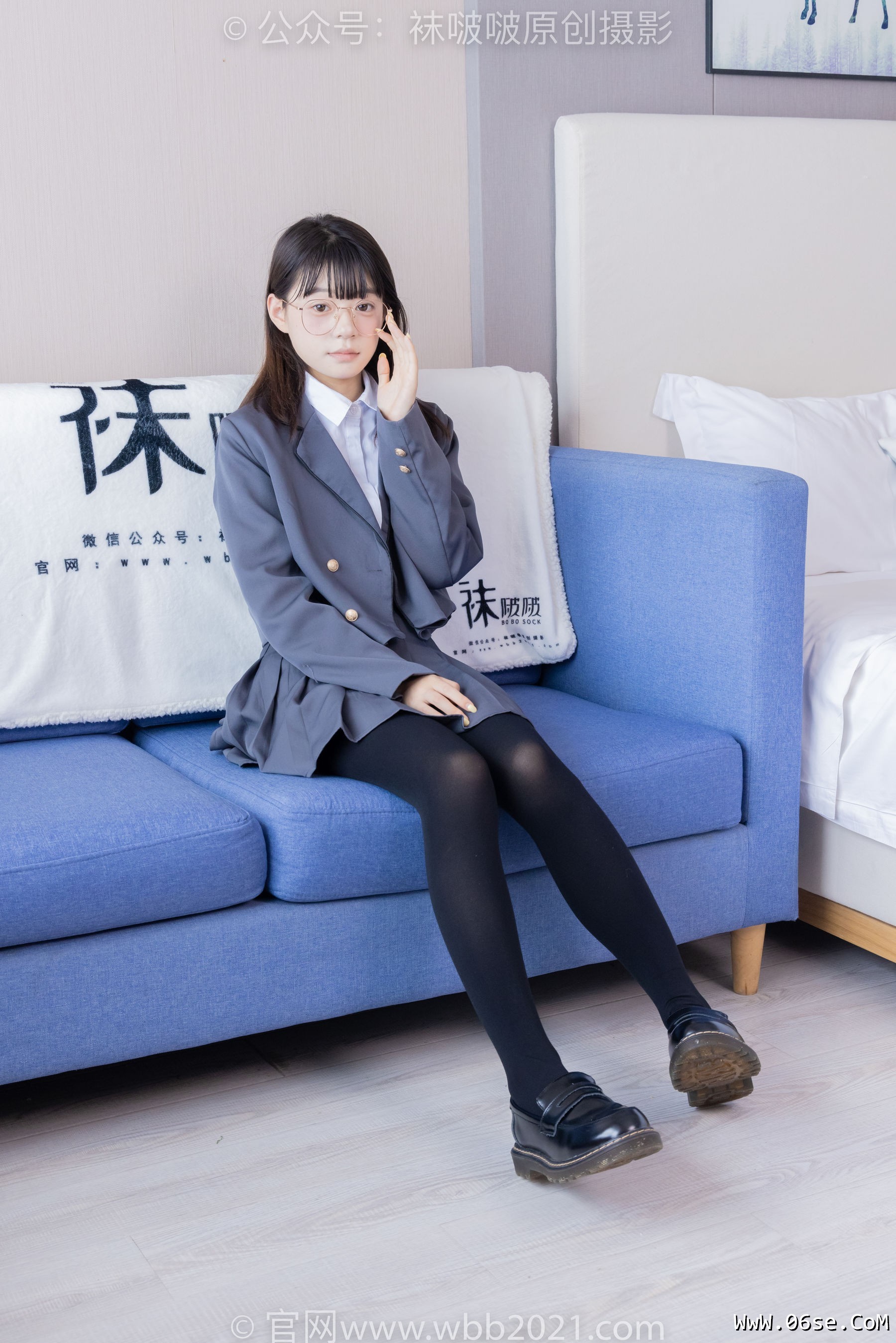 图片[82]-BoBoSocks袜啵啵 No.402 糯米 -皮鞋、厚黑丝、学院jk[140P]-六色网
