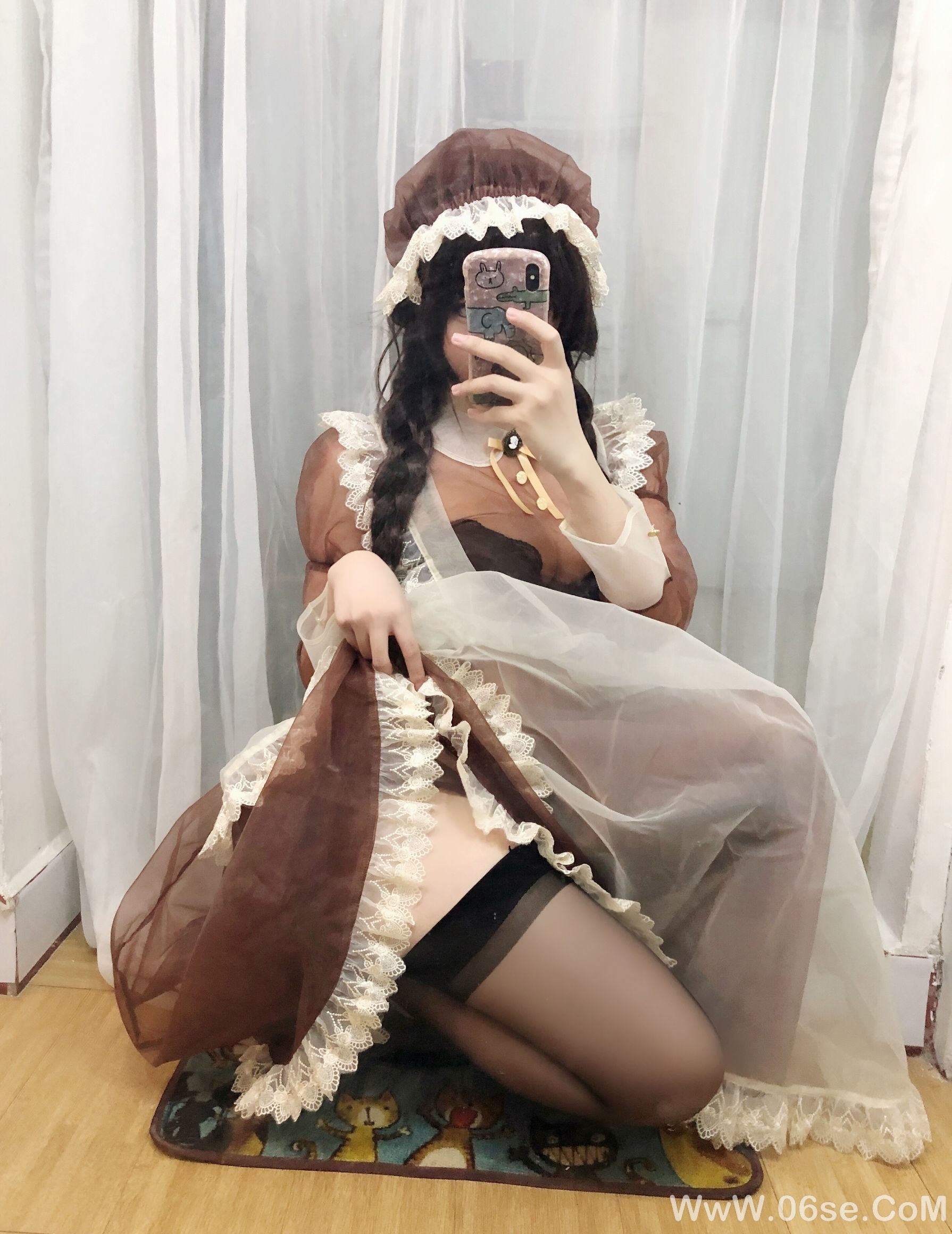 图片[13]-二次元巨乳美女鹿野希 透明女仆[97P]-六色网