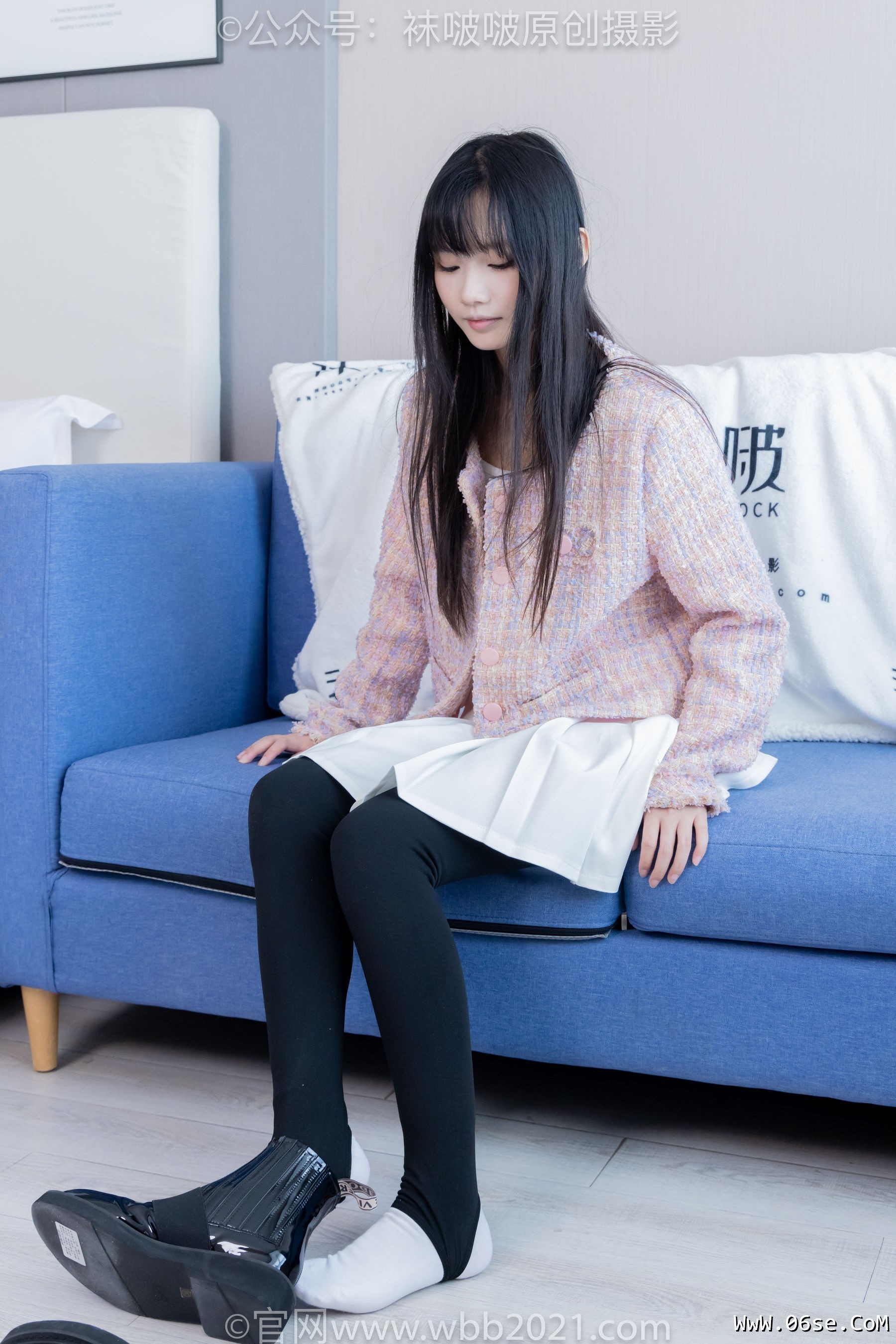图片[143]-BoBoSocks袜啵啵 No.438 甜甜圈 -皮鞋、板鞋、白棉袜、黑色踩脚袜[150P]-六色网