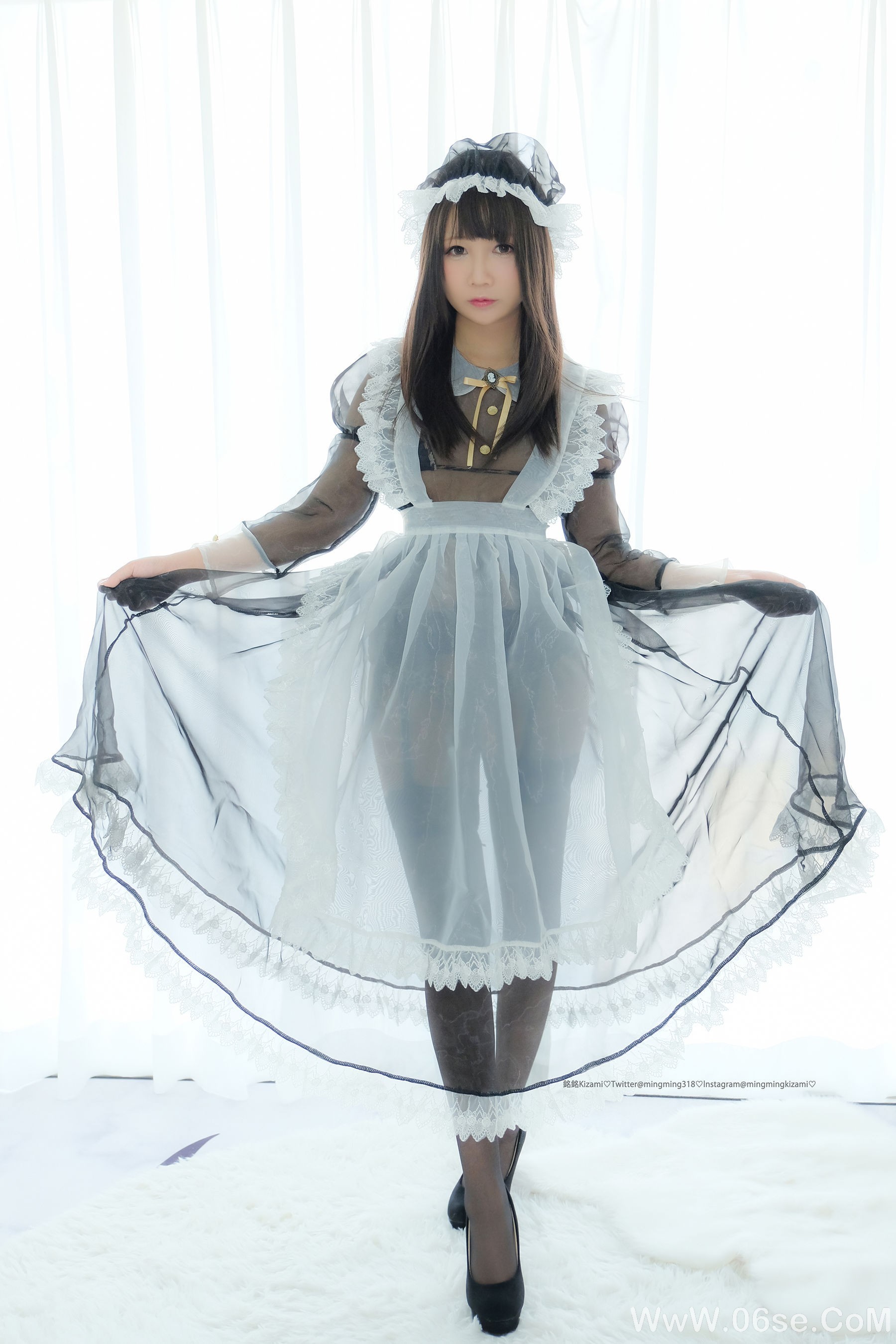 图片[73]-銘銘Kizami 自撮りVol.15 透明女仆[84P]-六色网