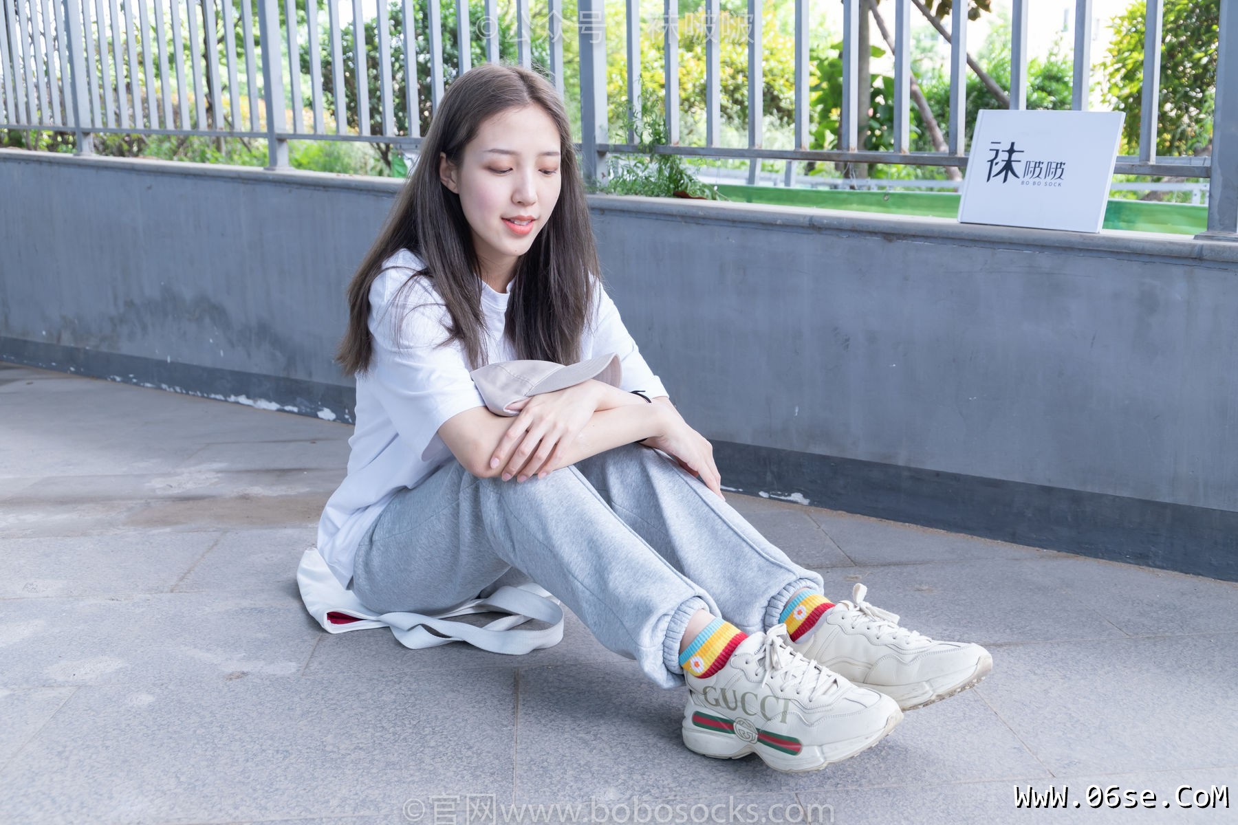 图片[34]-BoBoSocks袜啵啵 No.012 泡芙-运动鞋、白棉袜、裸足[132P]-六色网