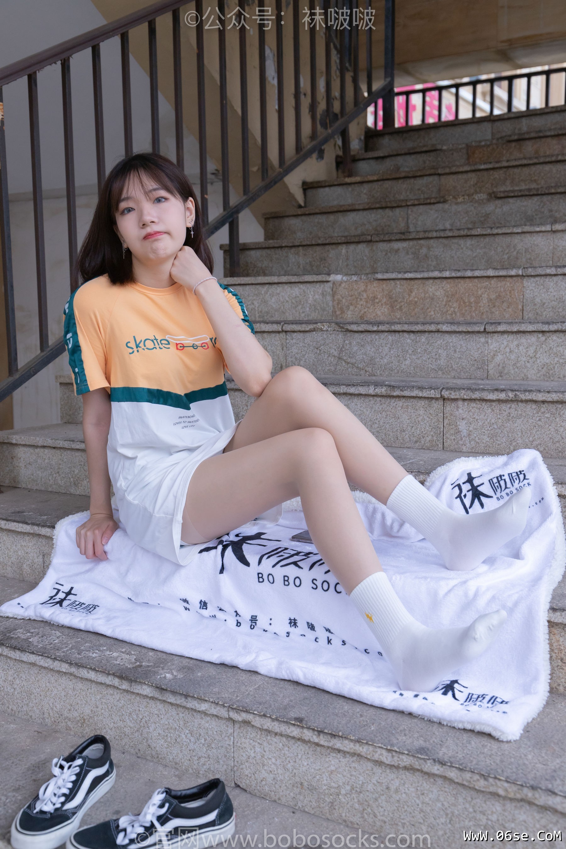图片[54]-BoBoSocks袜啵啵 No.069 小甜豆-vans板鞋、白棉袜、肉丝[135P]-六色网