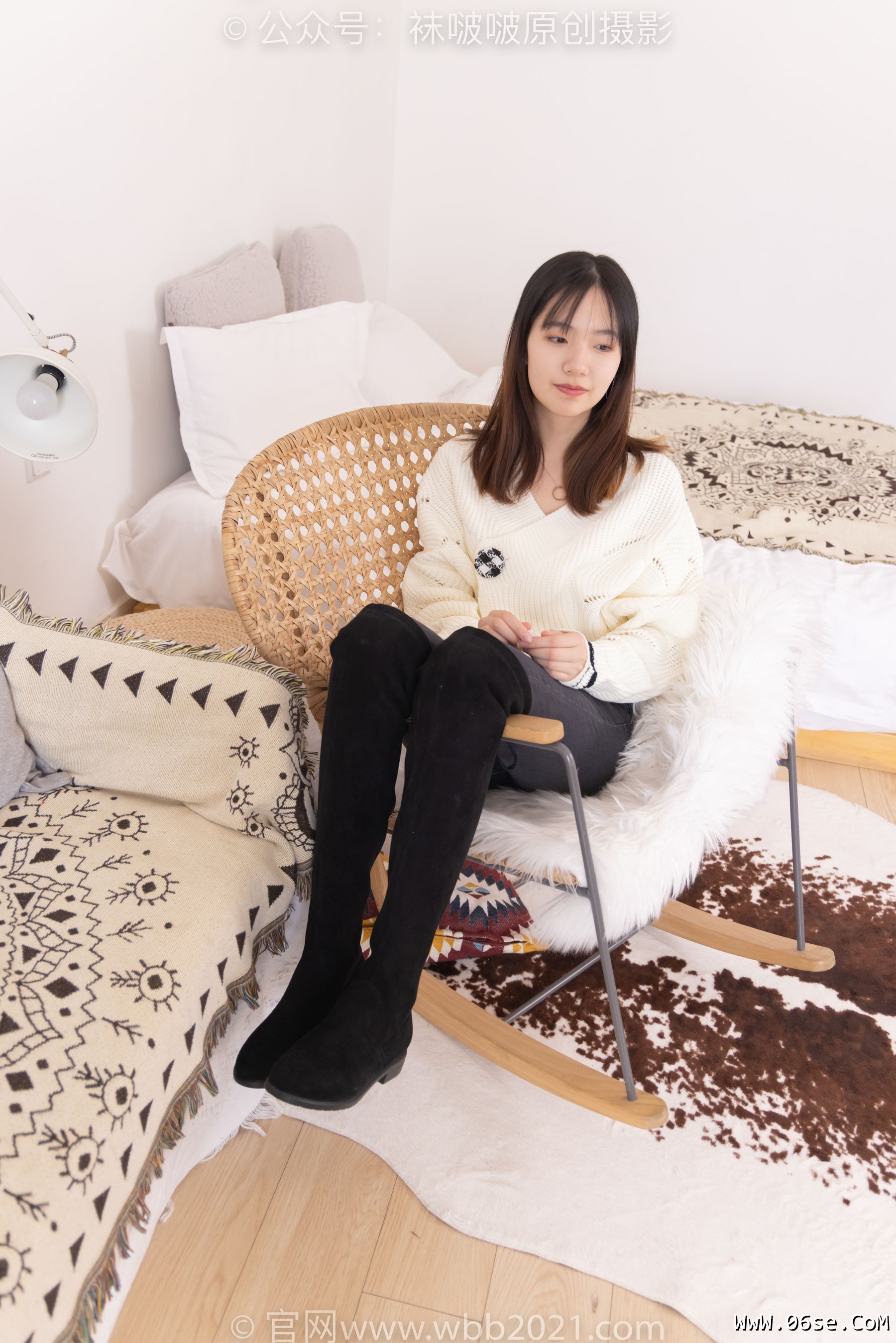 图片[72]-BoBoSocks袜啵啵 No.326 小甜豆 -长靴、油亮灰丝、裤里丝[155P]-六色网