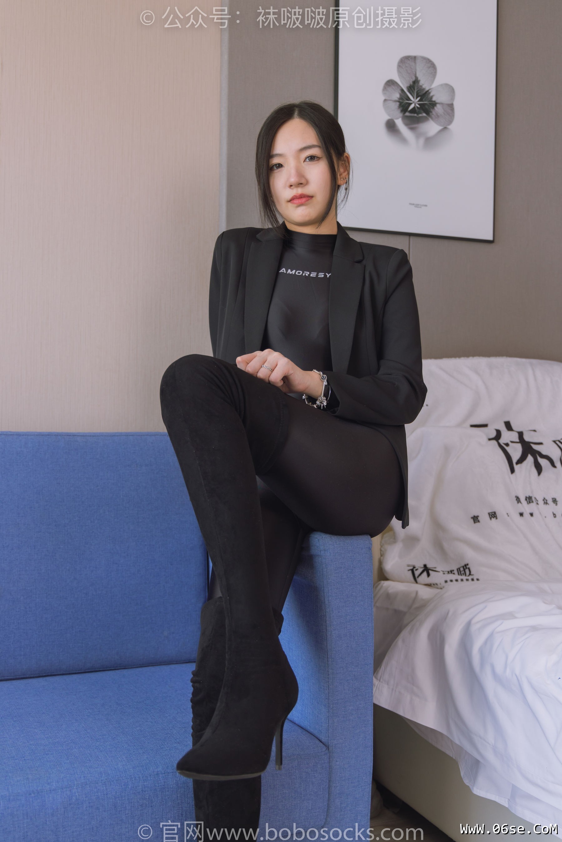 图片[67]-BoBoSocks袜啵啵 No.188 小甜豆-连体泳衣、高跟长靴、短肉丝、裸足[147P]-六色网