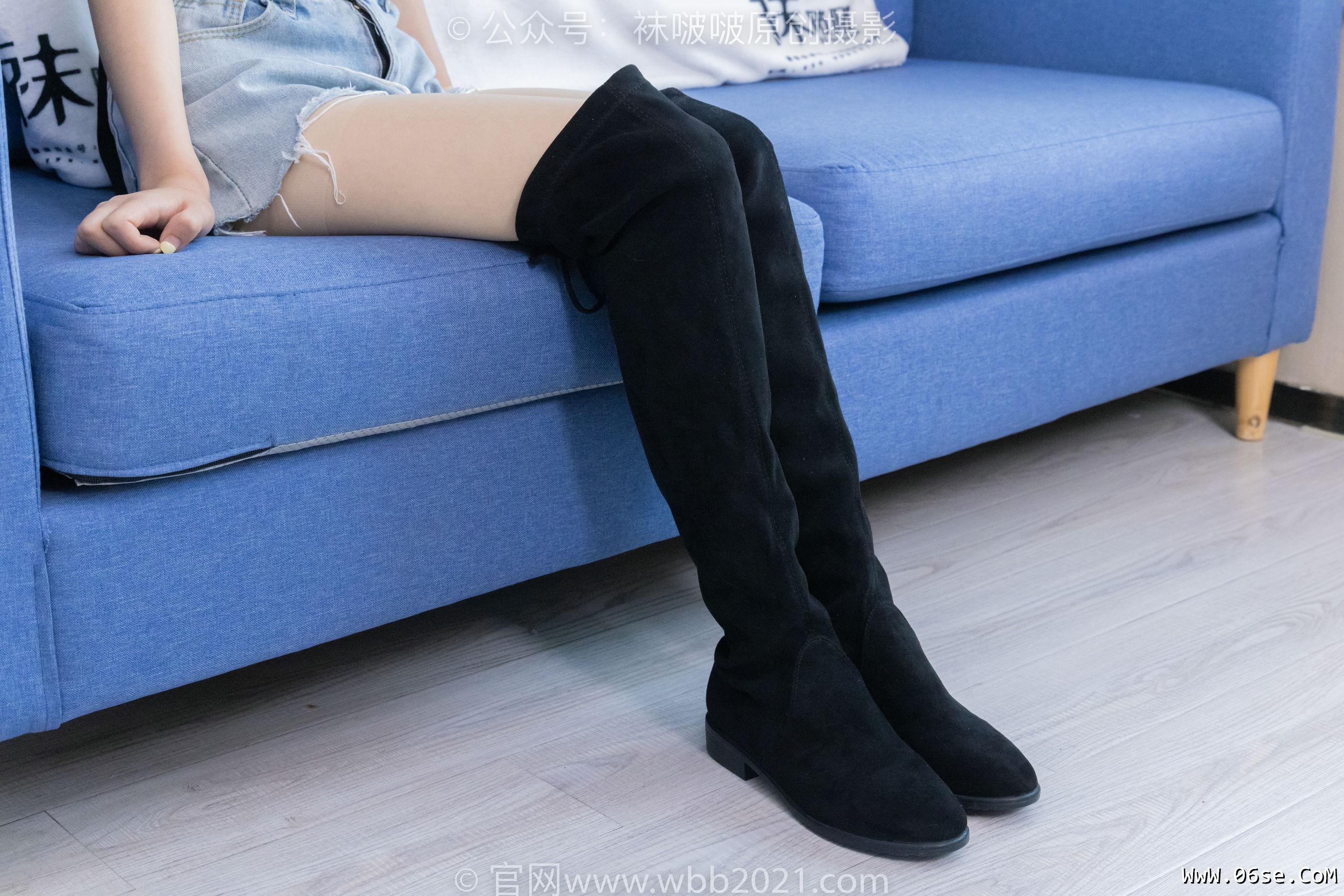图片[51]-BoBoSocks袜啵啵 No.422 糯米 -长靴、白棉袜、肉丝[140P]-六色网