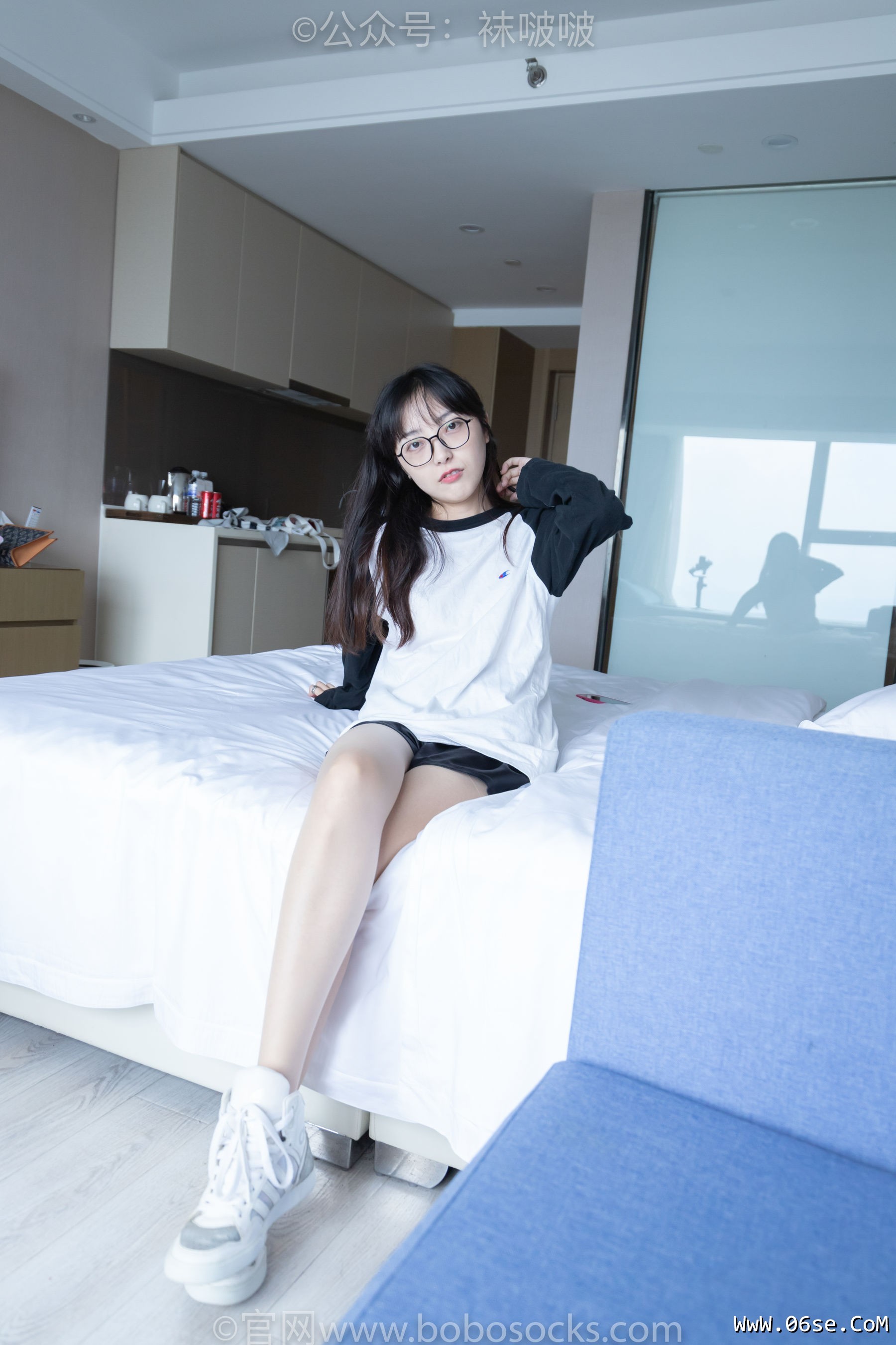 图片[29]-BoBoSocks袜啵啵 No.015 稚予-阿迪板鞋、白色短棉袜、肉丝[148P]-六色网