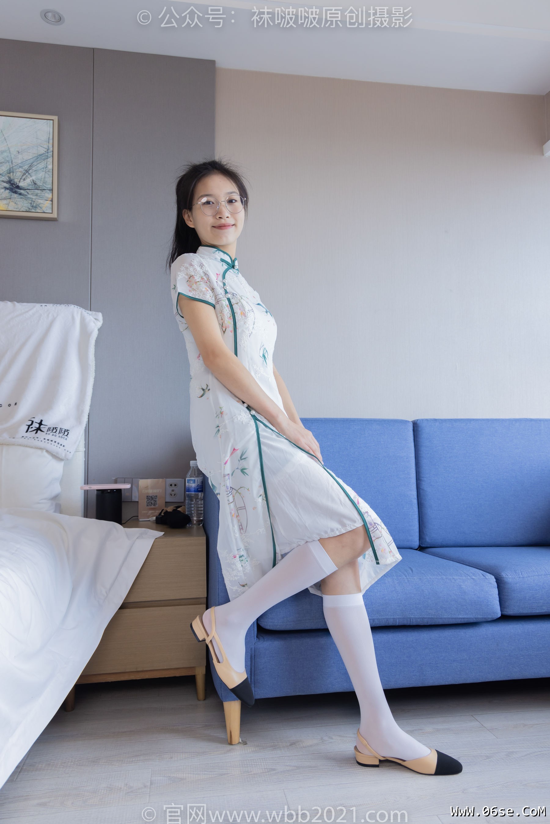 图片[24]-BoBoSocks袜啵啵 No.371 芝士 -平底鞋、高跟凉鞋、厚白丝小腿袜、短白丝[140P]-六色网
