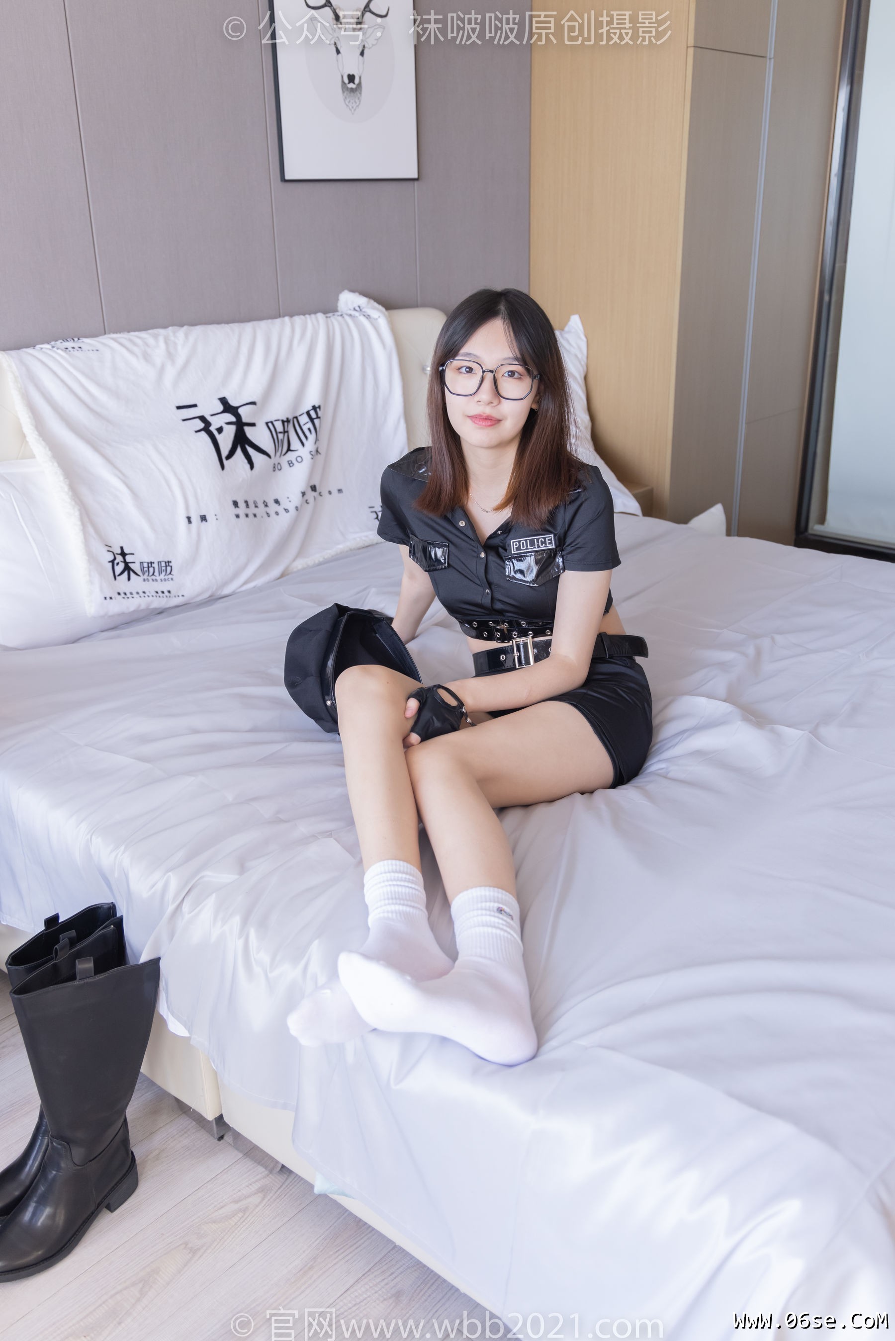 图片[91]-BoBoSocks袜啵啵 No.254 小甜豆 -长靴、白棉袜、裸足、小女警[144P]-六色网
