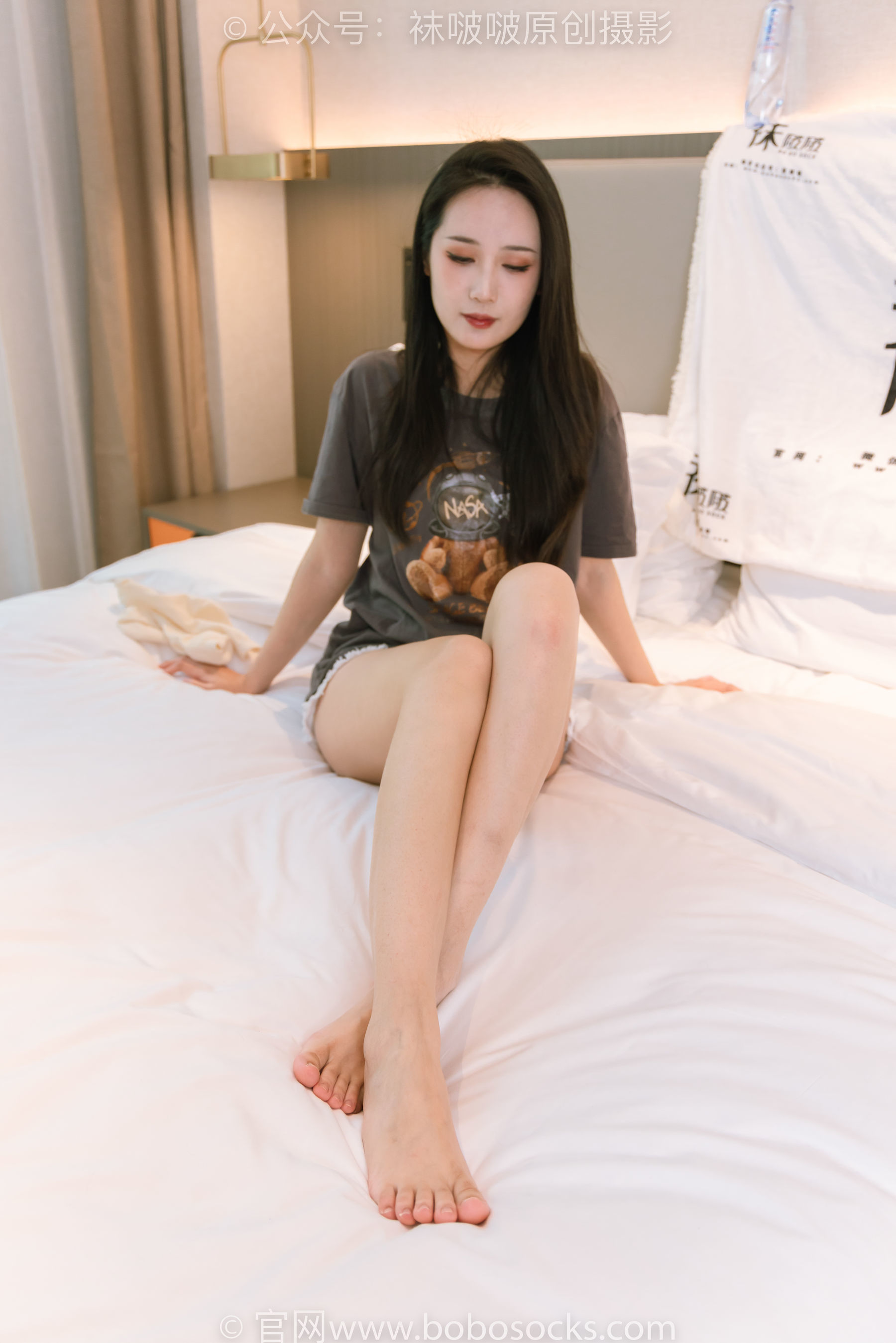 图片[38]-BoBoSocks袜啵啵 No.176 小安-运动鞋、白棉袜、裸足[139P]-六色网