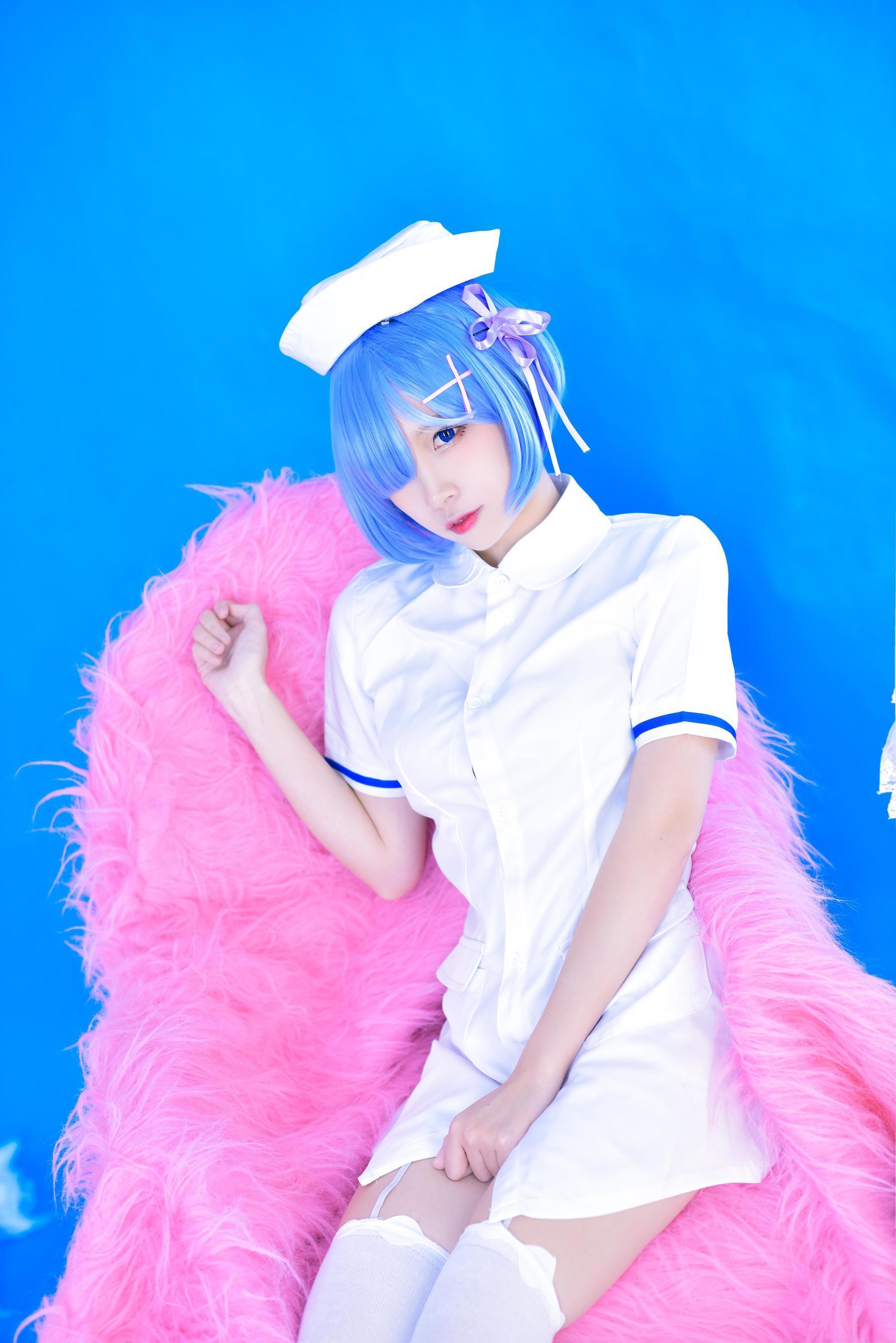 图片[21]-人气Coser二佐Nisa 蕾姆护士[31P]-六色网