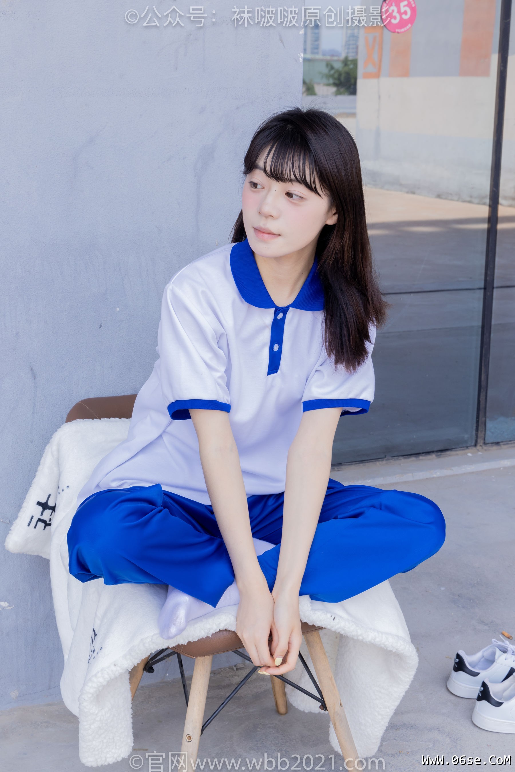 图片[119]-BoBoSocks袜啵啵 No.393 糯米 -板鞋、白棉袜、裸足、校服[150P]-六色网