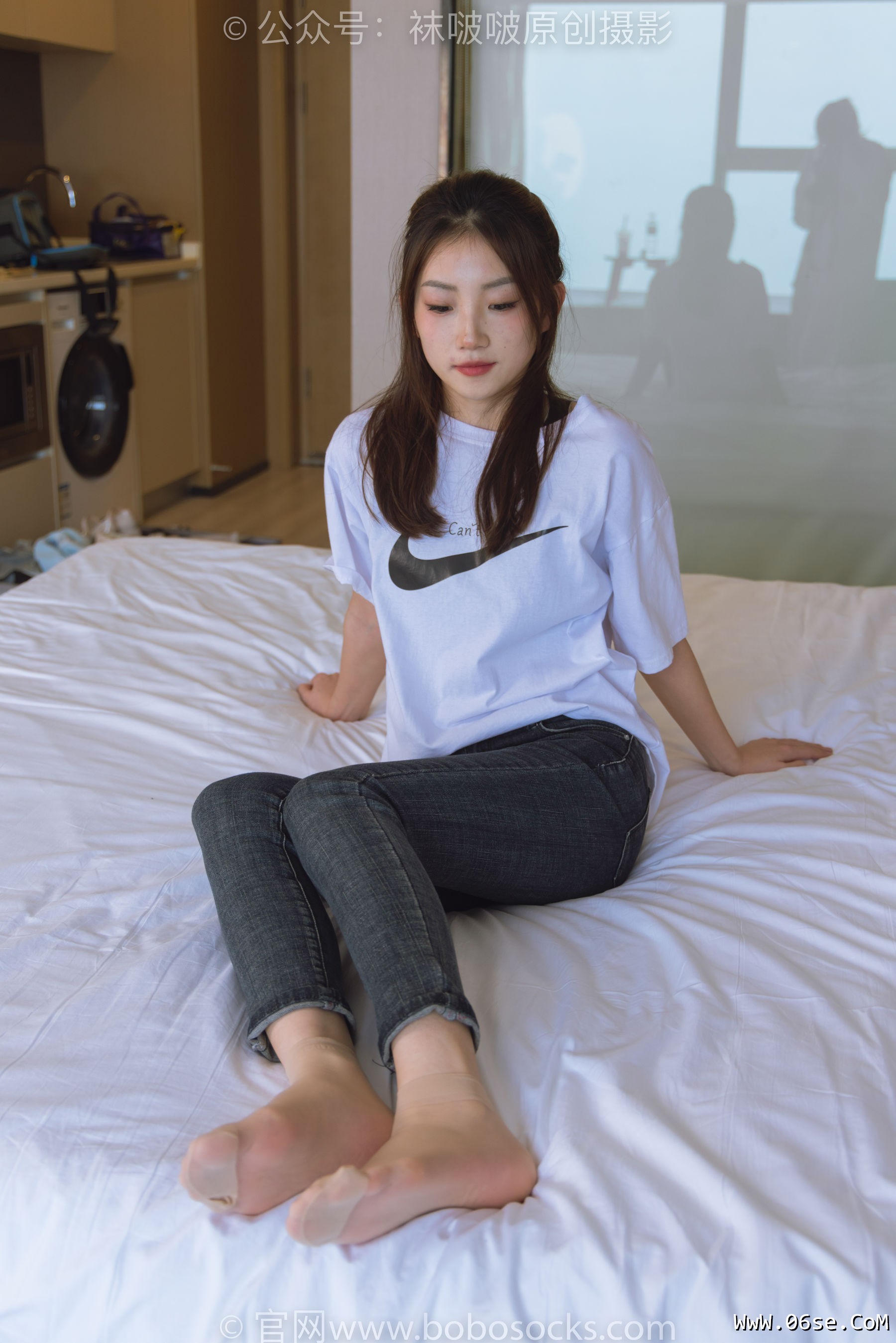 图片[117]-BoBoSocks袜啵啵 No.220 小沫-两双板鞋、短肉丝、裸足[140P]-六色网