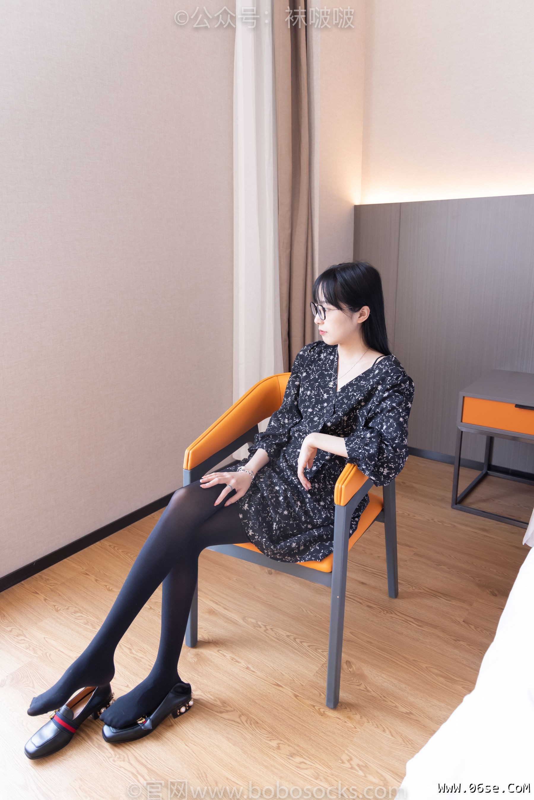 图片[107]-BoBoSocks袜啵啵 No.064 稚予-平底鞋、厚黑丝[137P]-六色网