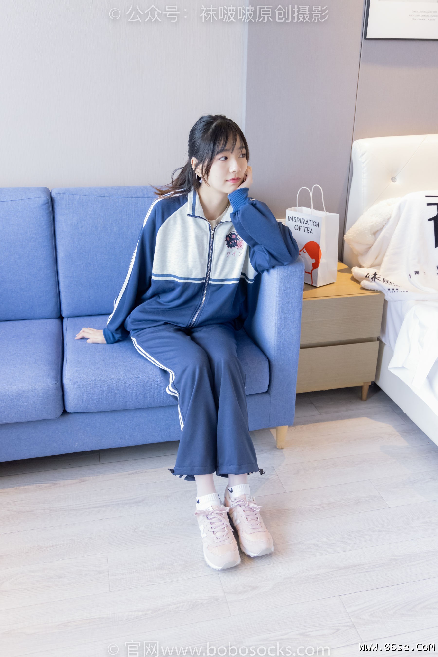 图片[130]-BoBoSocks袜啵啵 No.226 小甜豆-运动鞋、白棉袜、白丝[140P]-六色网