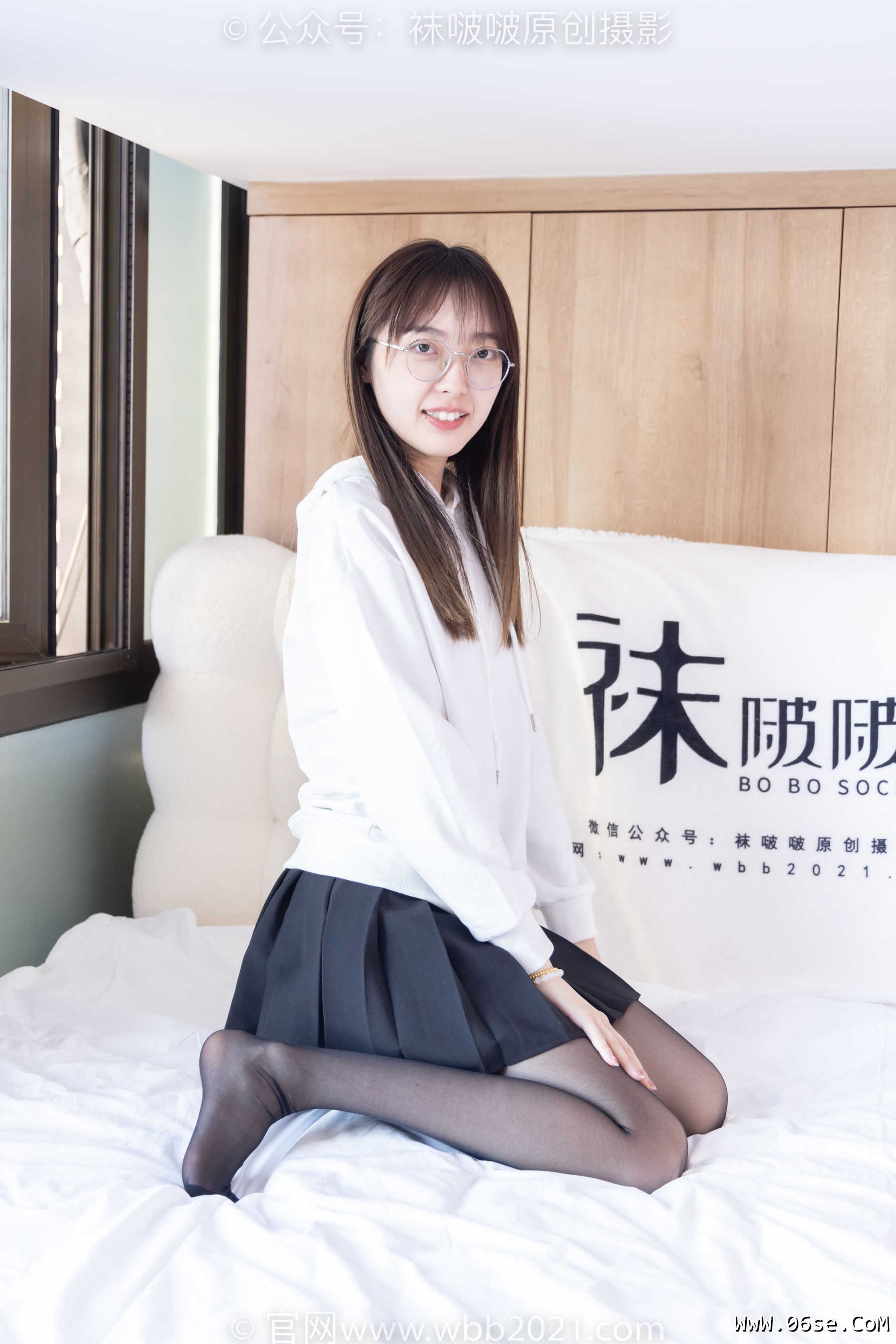图片[9]-BoBoSocks袜啵啵 No.407 稚予 -板鞋、黑丝[140P]-六色网