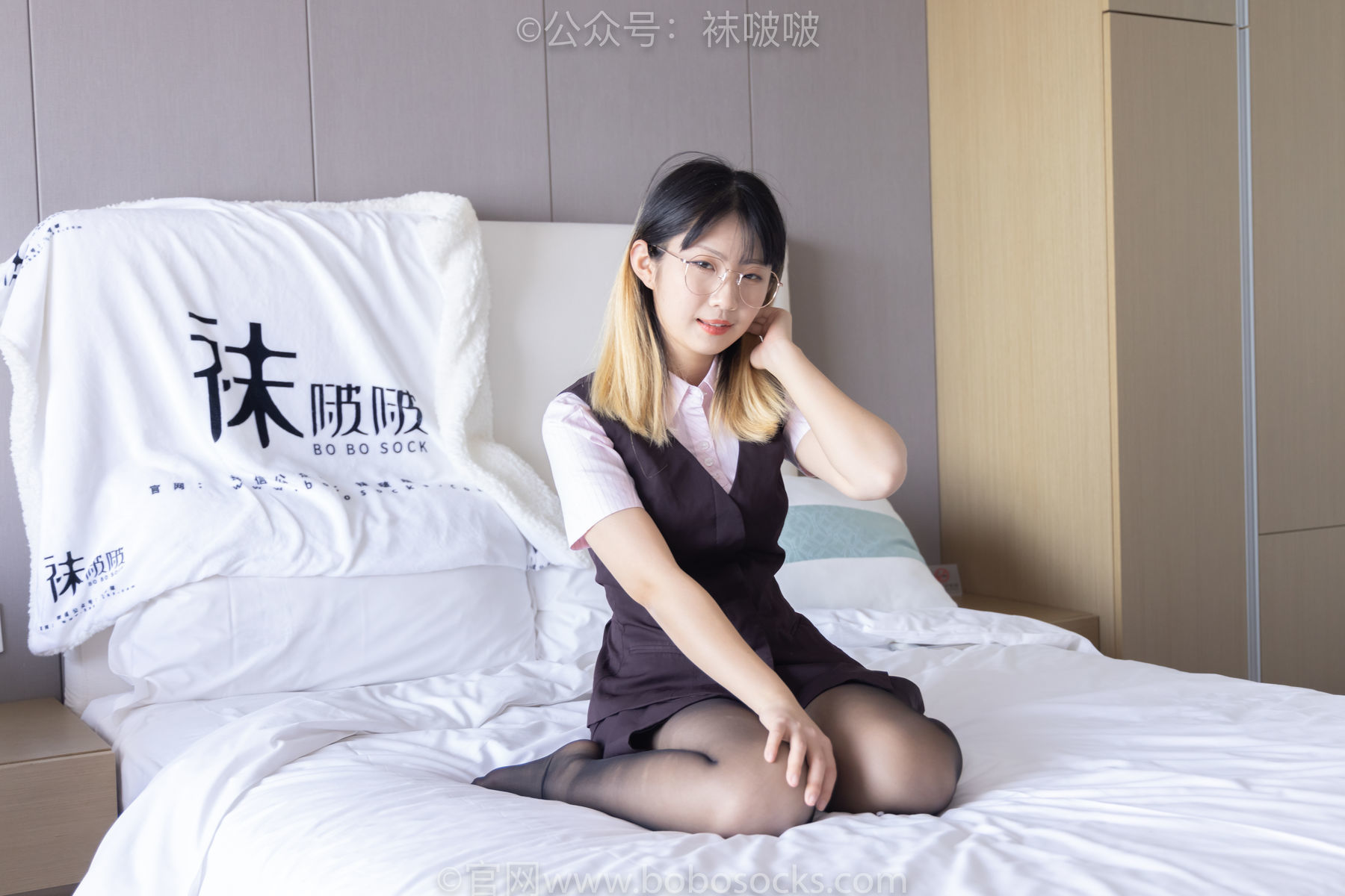 图片[96]-BoBoSocks袜啵啵 No.065 砂糖-招行制服、高跟鞋、黑丝[140P]-六色网