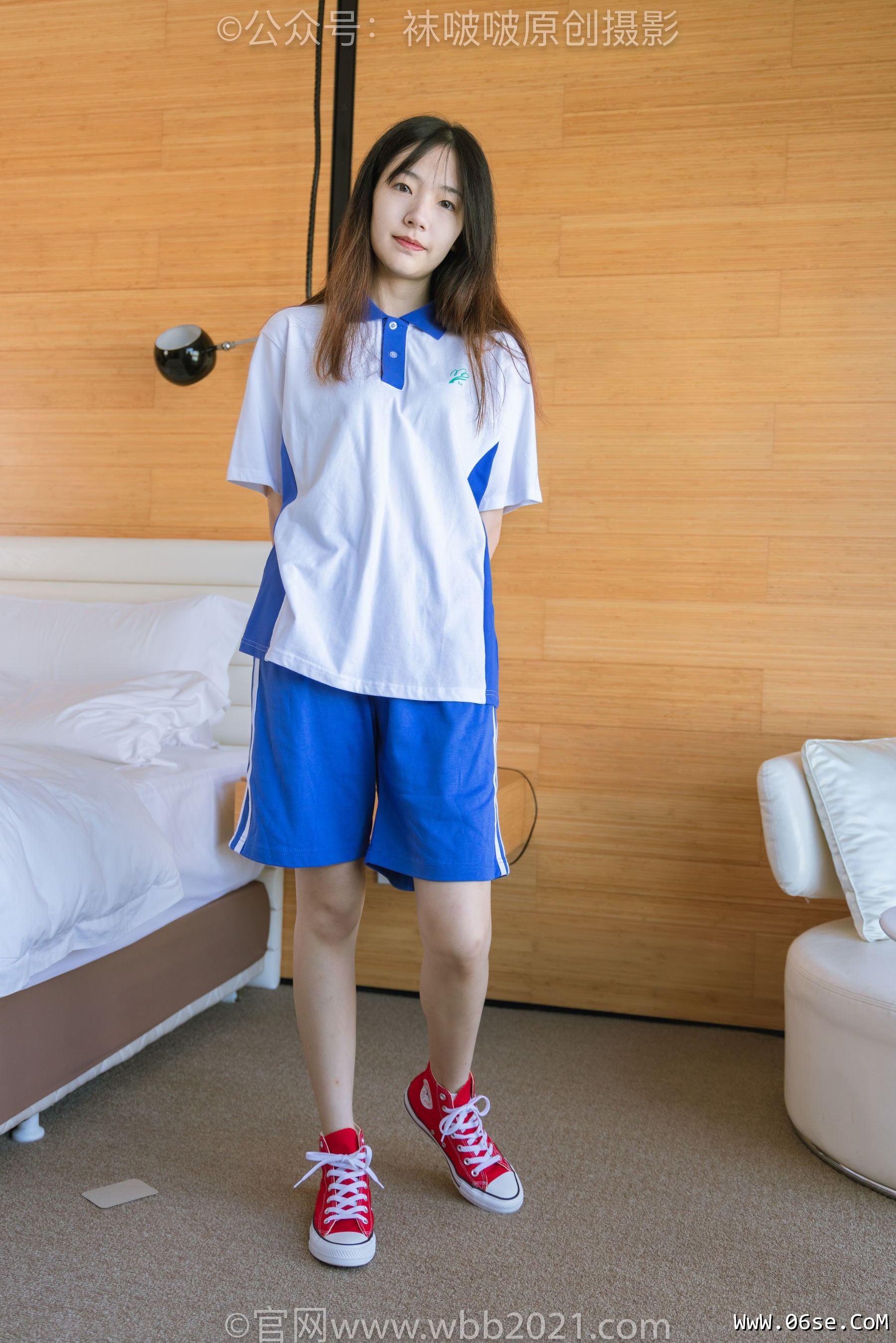 图片[46]-BoBoSocks袜啵啵 No.336 小甜豆 -校服、帆布鞋、白棉袜、裸足[140P]-六色网