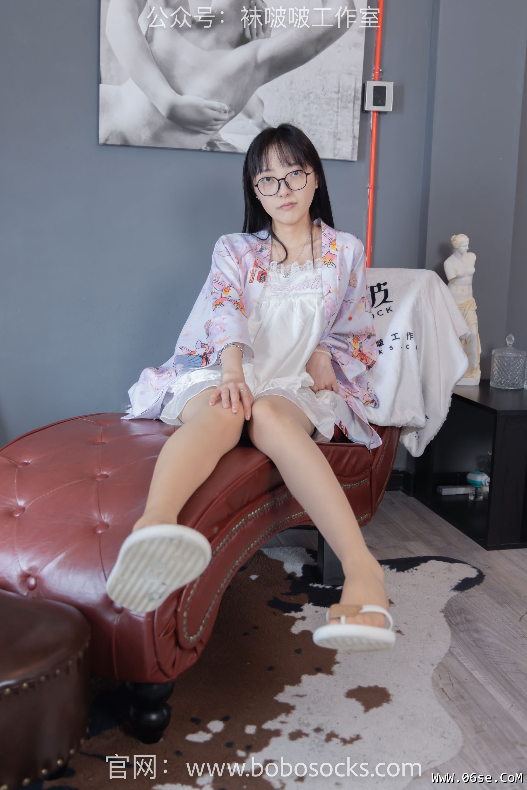 图片[6]-BoBoSocks袜啵啵 No.112 稚予-人字拖、肉丝、裸足[140P]-六色网