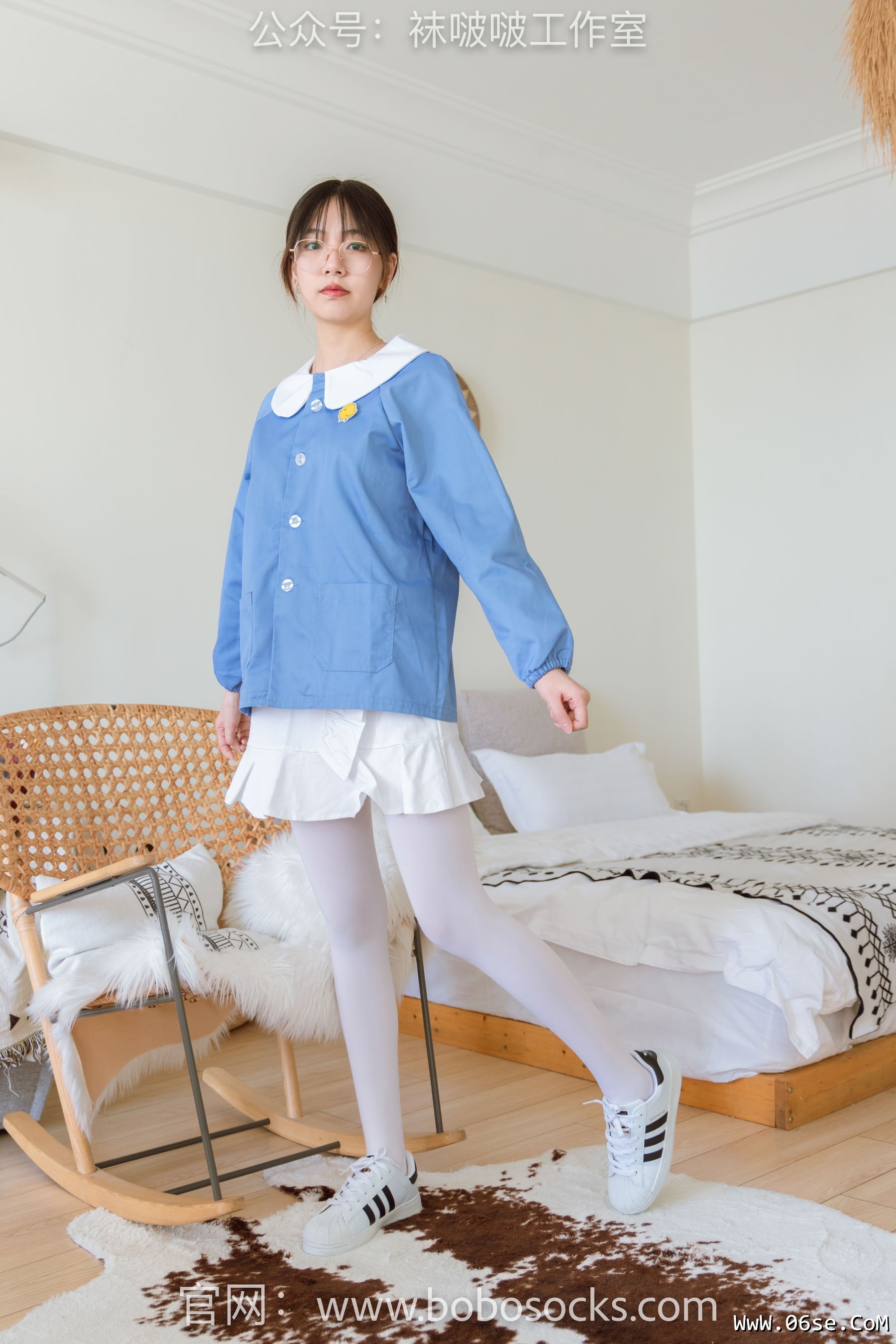 图片[7]-BoBoSocks袜啵啵 No.093 小甜豆-贝壳头、厚白丝[132P]-六色网