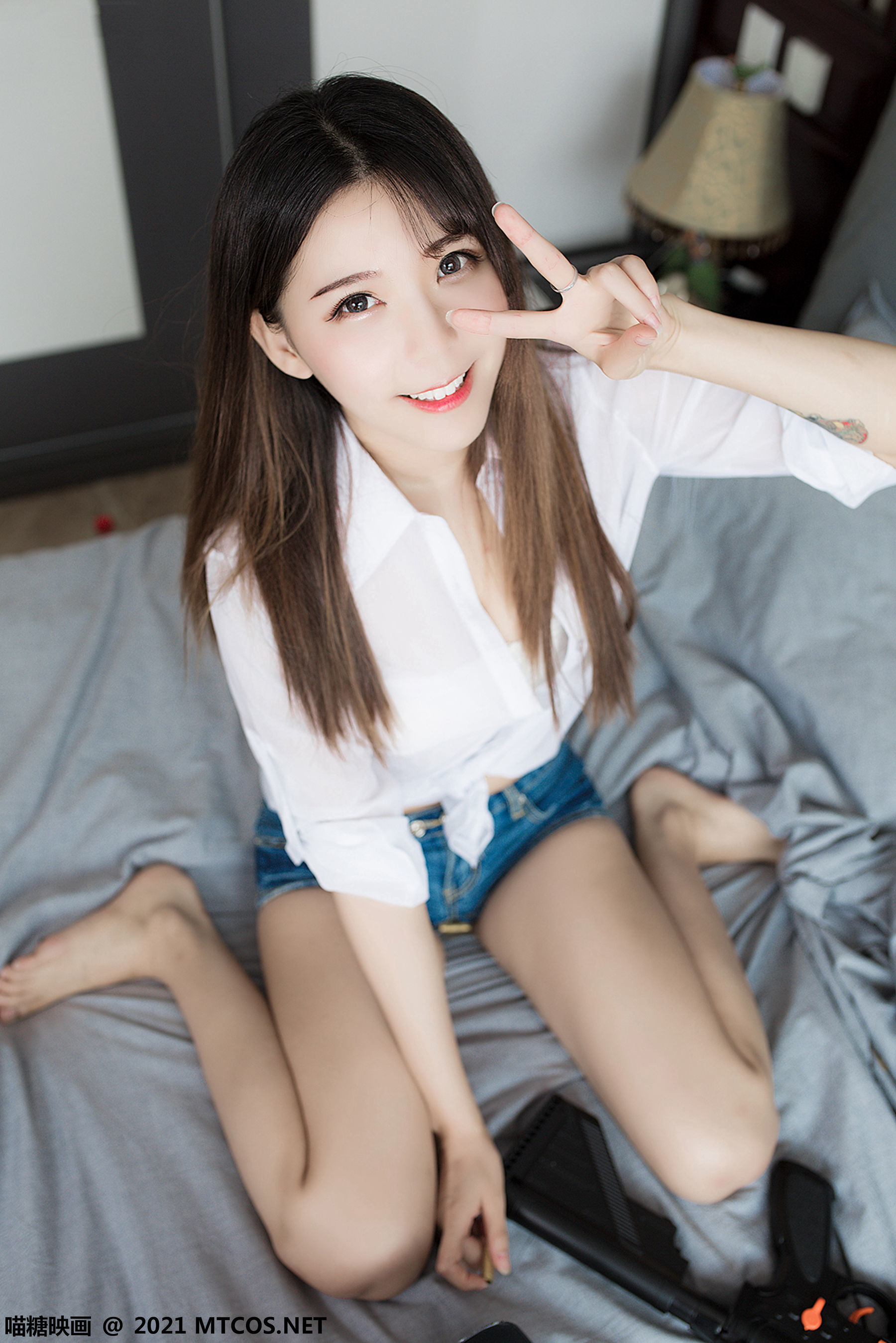 图片[22]-喵糖映画 VOL.421 吃鸡少女 [45P]-六色网