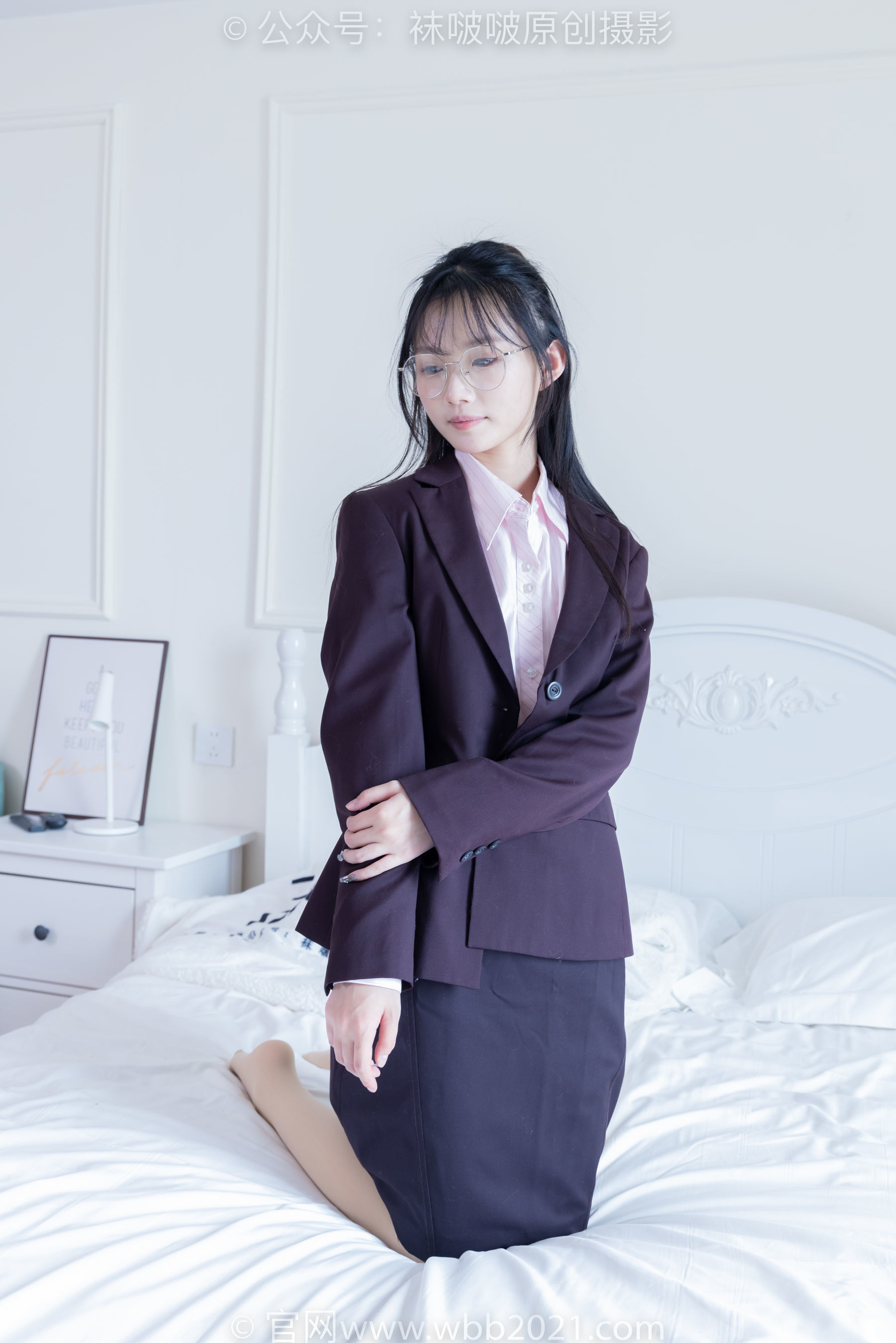 图片[210]-BoBoSocks袜啵啵 No.362 甜甜圈 -两双皮鞋、厚肉丝、厚黑丝、ol制服[230P]-六色网