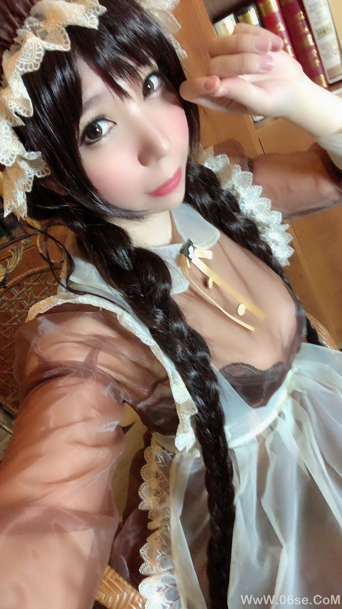 图片[42]-二次元巨乳美女鹿野希 透明女仆[97P]-六色网
