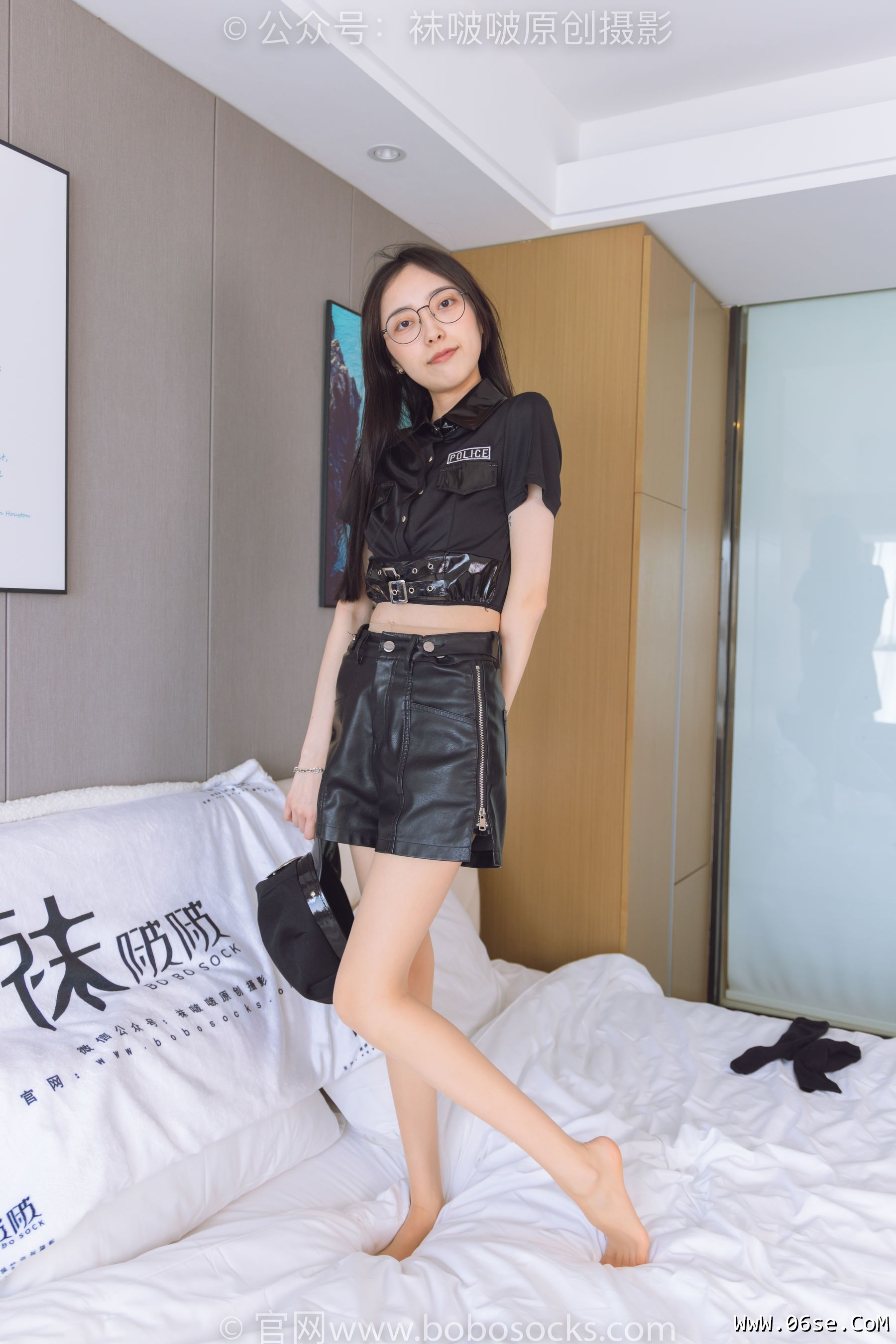 图片[39]-BoBoSocks袜啵啵 No.198 稚予-皮鞋、黑色小腿袜、高跟鞋、肉丝[138P]-六色网