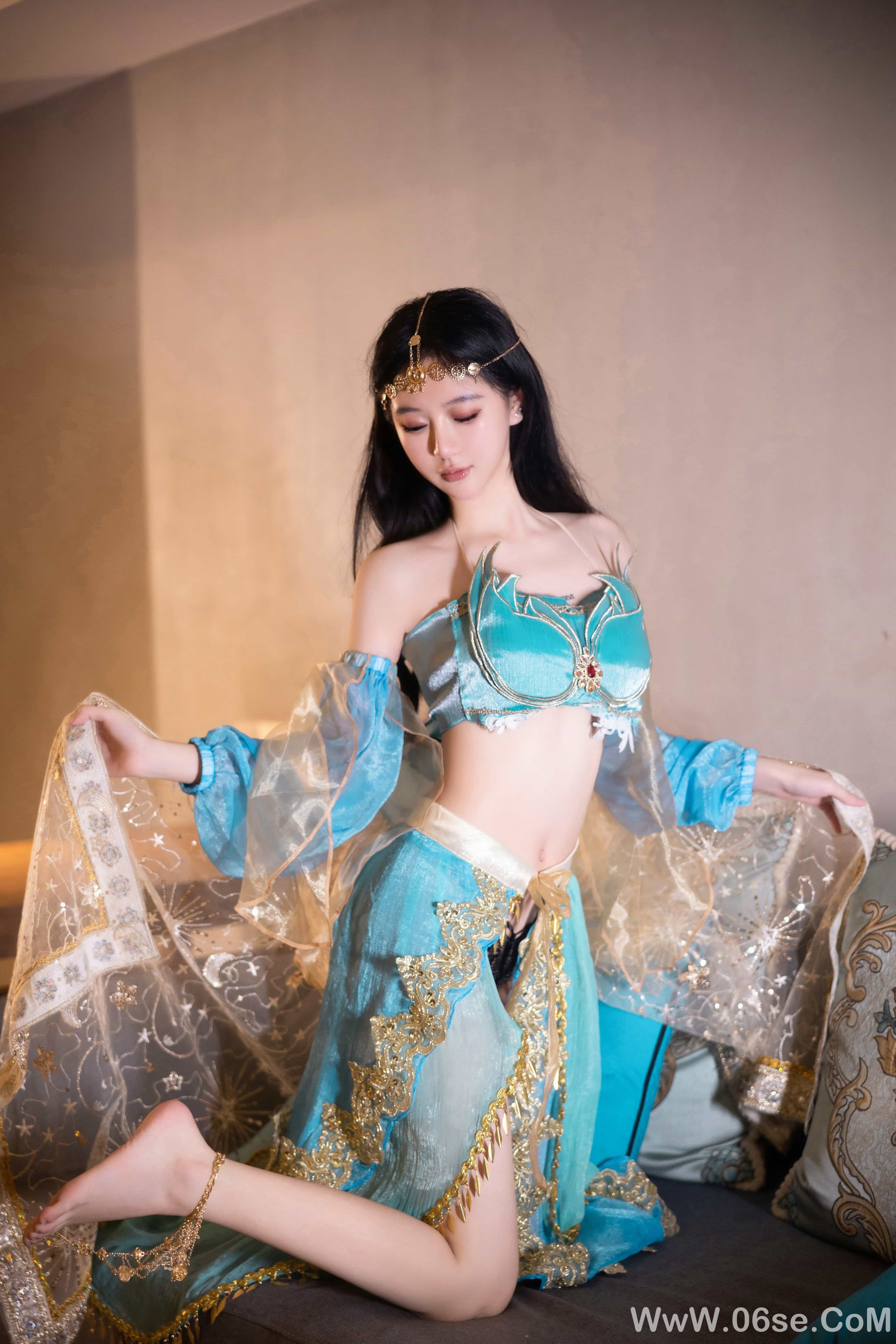 图片[33]-谢小蒽(幼幼) – 西域舞娘写真[92P]-六色网
