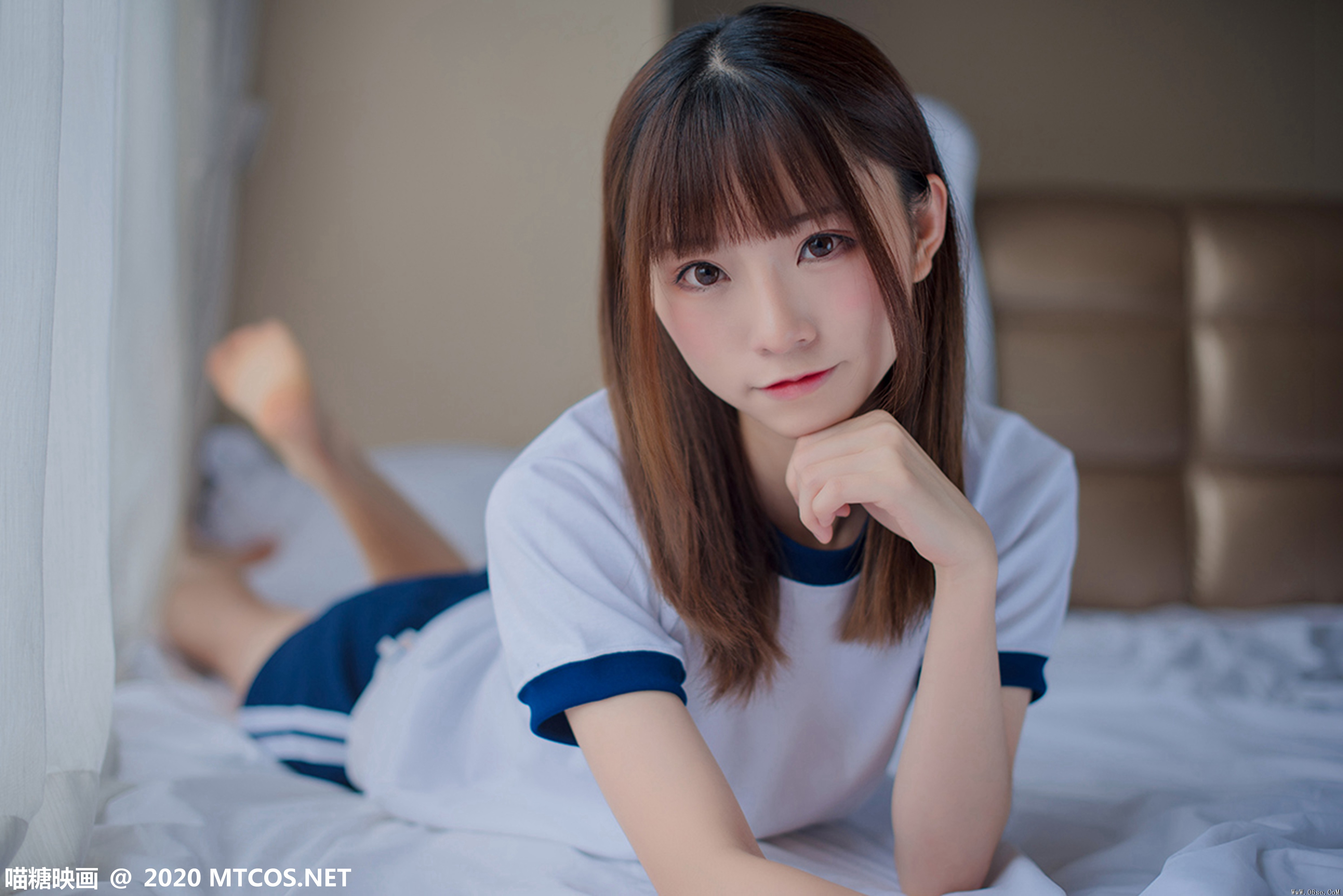 图片[20]-喵糖映画 VOL.222 清凉体操服 清纯学妹[47P／257MB]-六色网