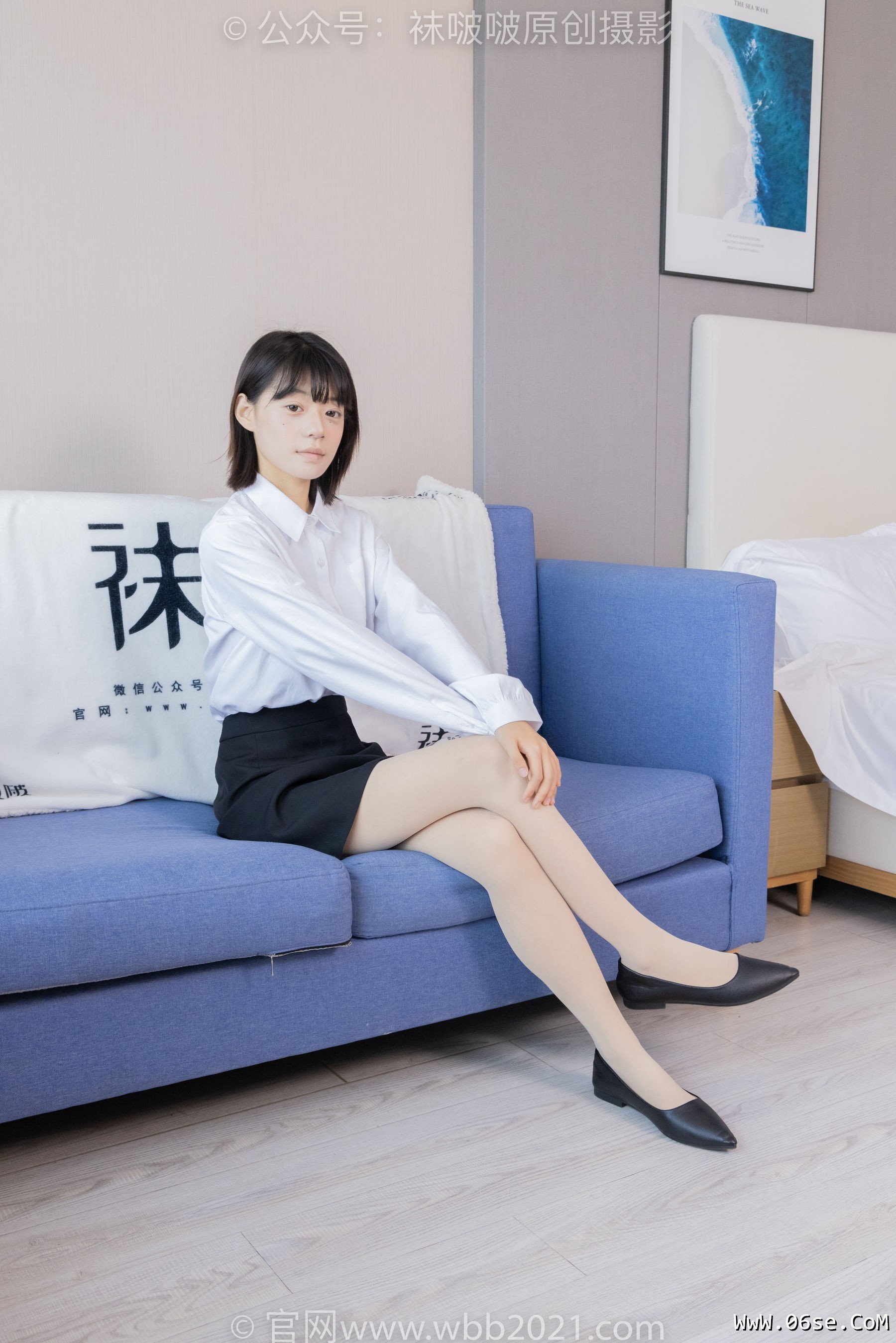 图片[47]-BoBoSocks袜啵啵 No.436 糯米 -OL制服、两双平底鞋、薄黑丝、厚肉丝[150P]-六色网